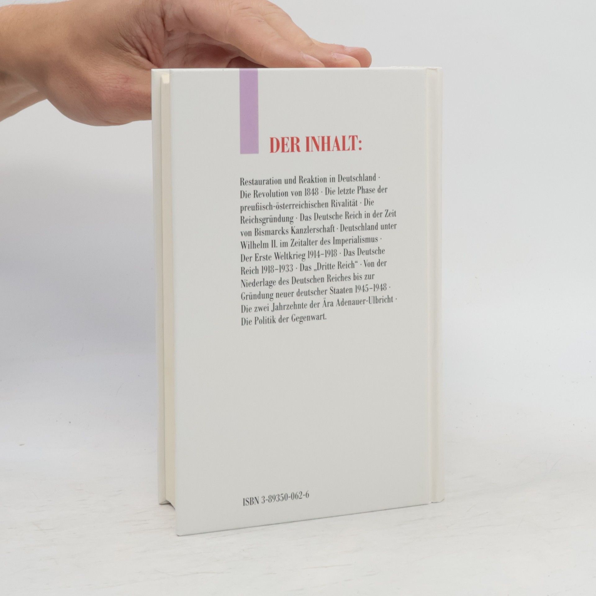 Wilhelm Treue Deutsche Geschichte 2. Von Metternich bis zur Gegegnwart