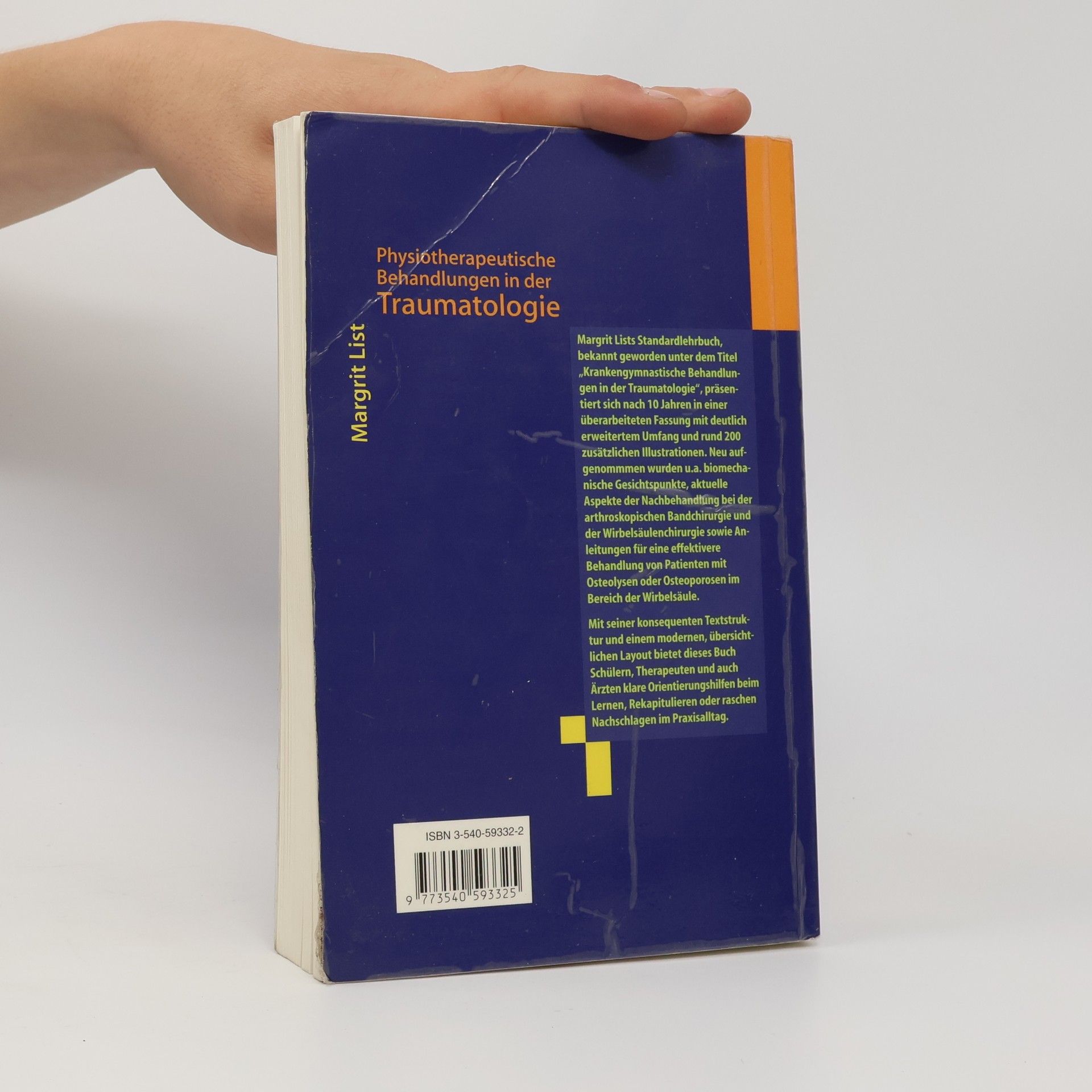 Margrit List Physiotherapeutische Behandlungen in der Traumatologie