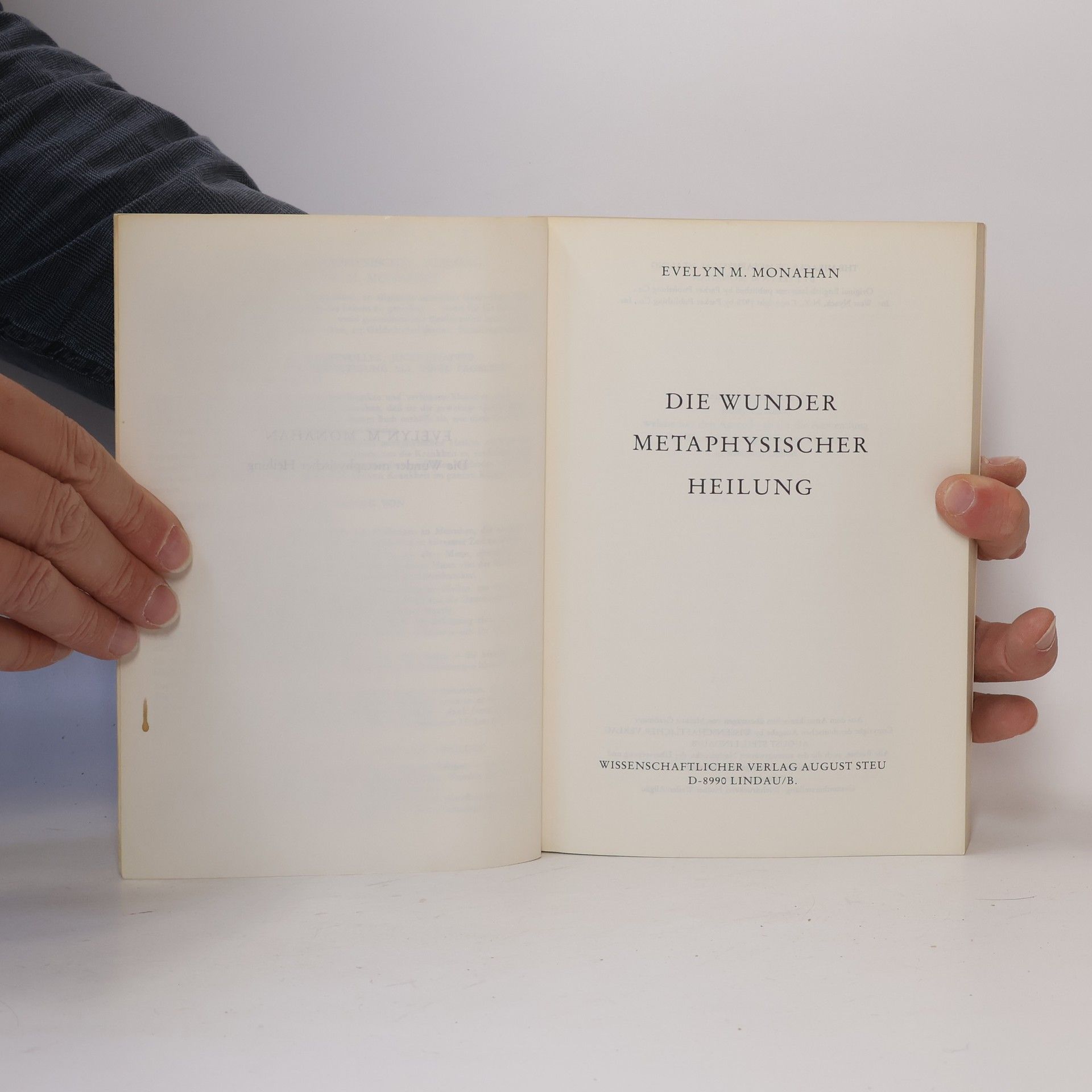 Evelyn M. Monahan Die Wunder metaphysischer Heilens