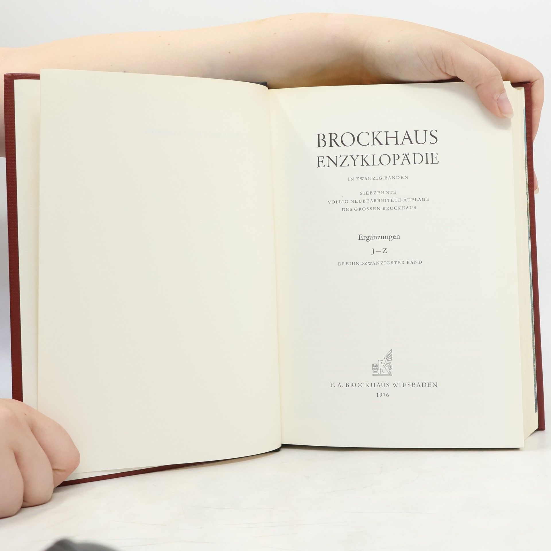 Autorenkollektiv Brockhaus-Enzyklopädie 23. Ergänzungen J-Z