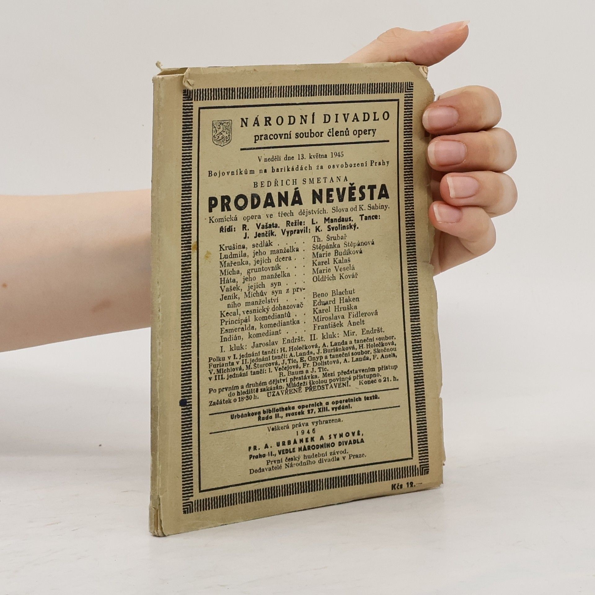 Karel Sabina Prodaná nevěsta