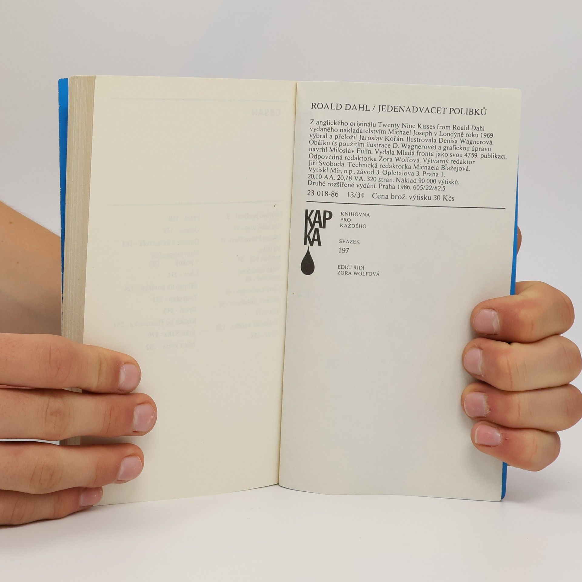 Roald Dahl Jedenadvacet polibků