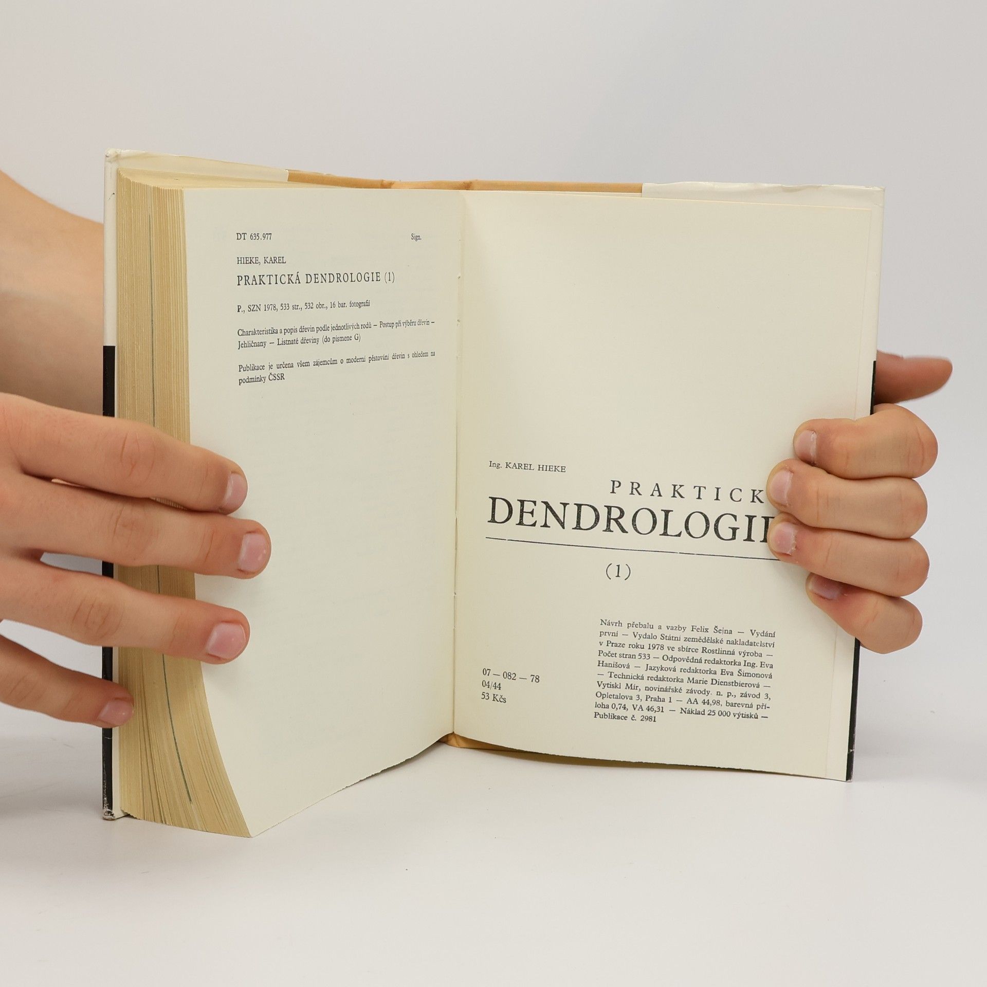 Karel Hieke Praktická dendrologie 1