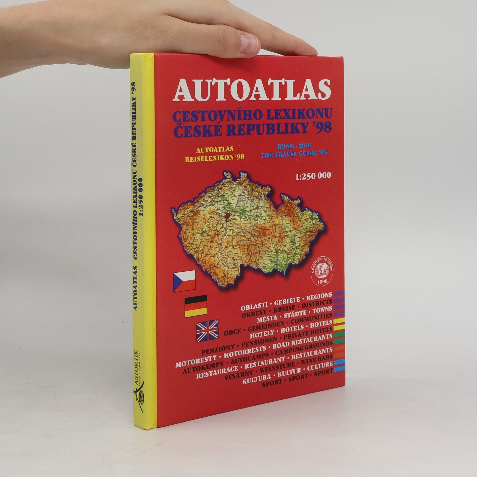 Autorenkollektiv Autoatlas cestovního lexikonu České republiky 1998