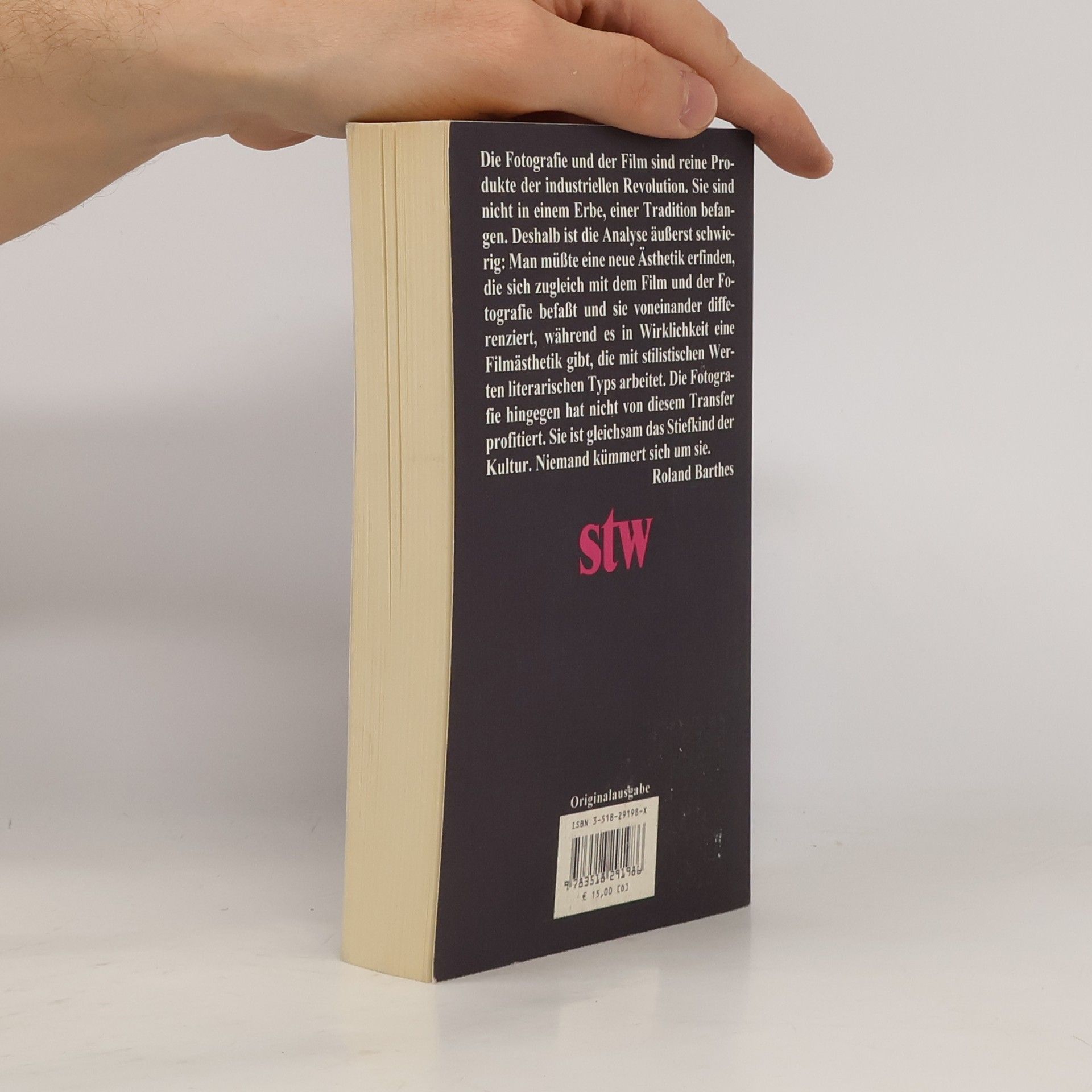 Herta Wolf Suhrkamp Taschenbuch Wissenschaft - 1: Paradigma Fotografie