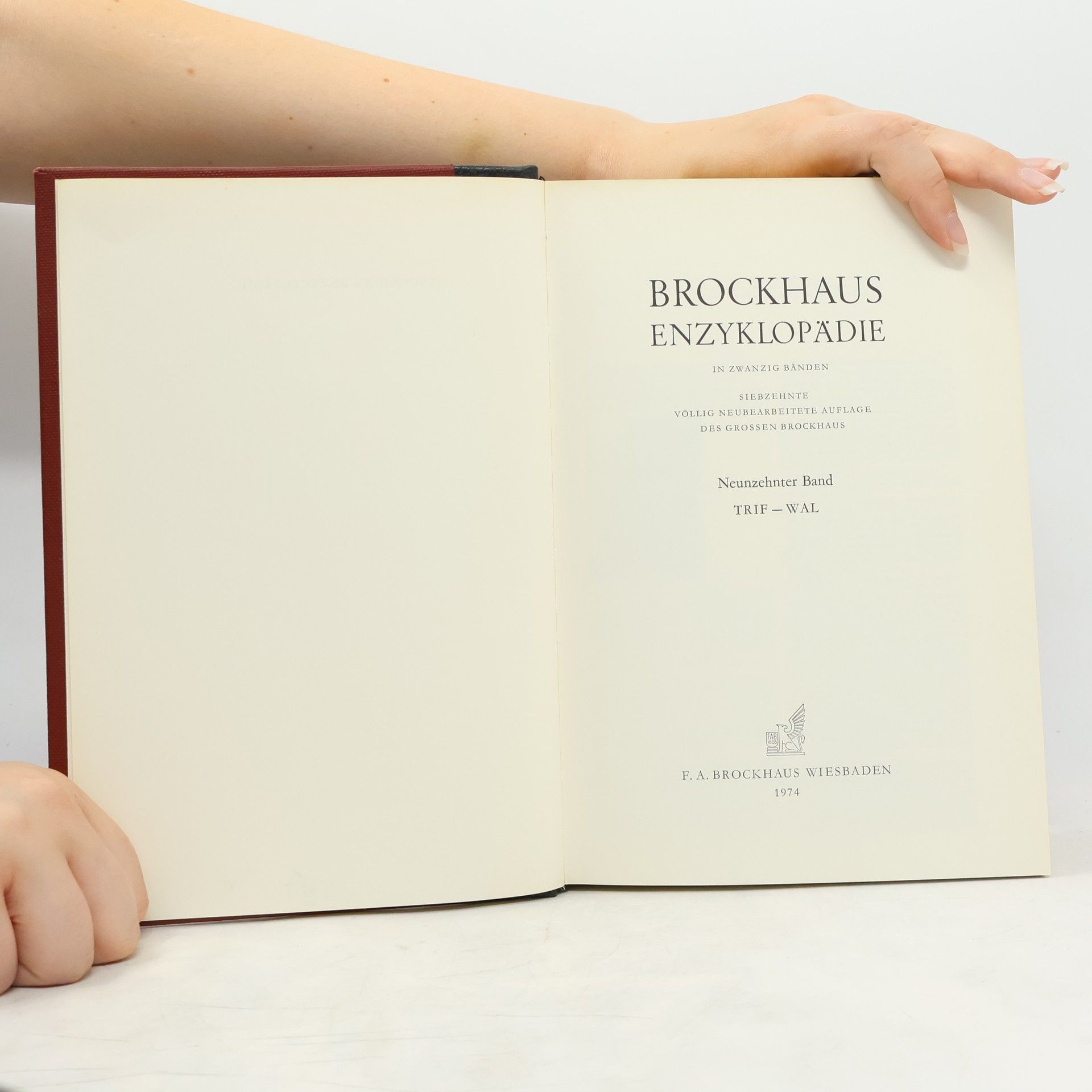 Autorenkollektiv Brockhaus Enzyklopädie 19. TRIF-WAL