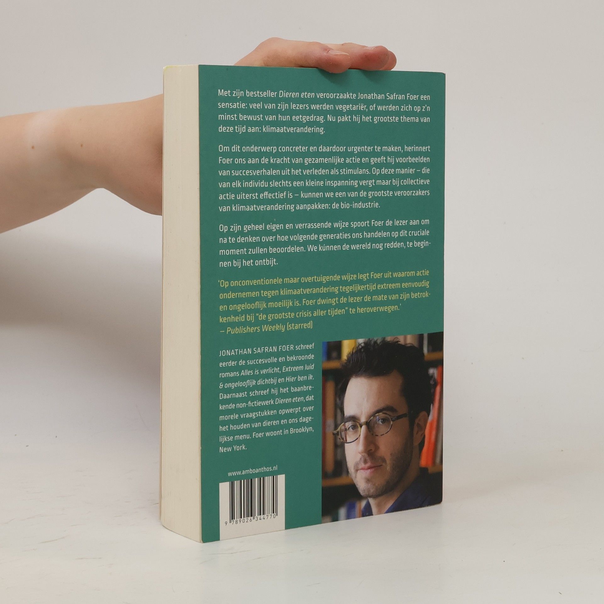 Jonathan Safran Foer Het klimaat zijn wij. De wereld redden begint bij het ontbijt