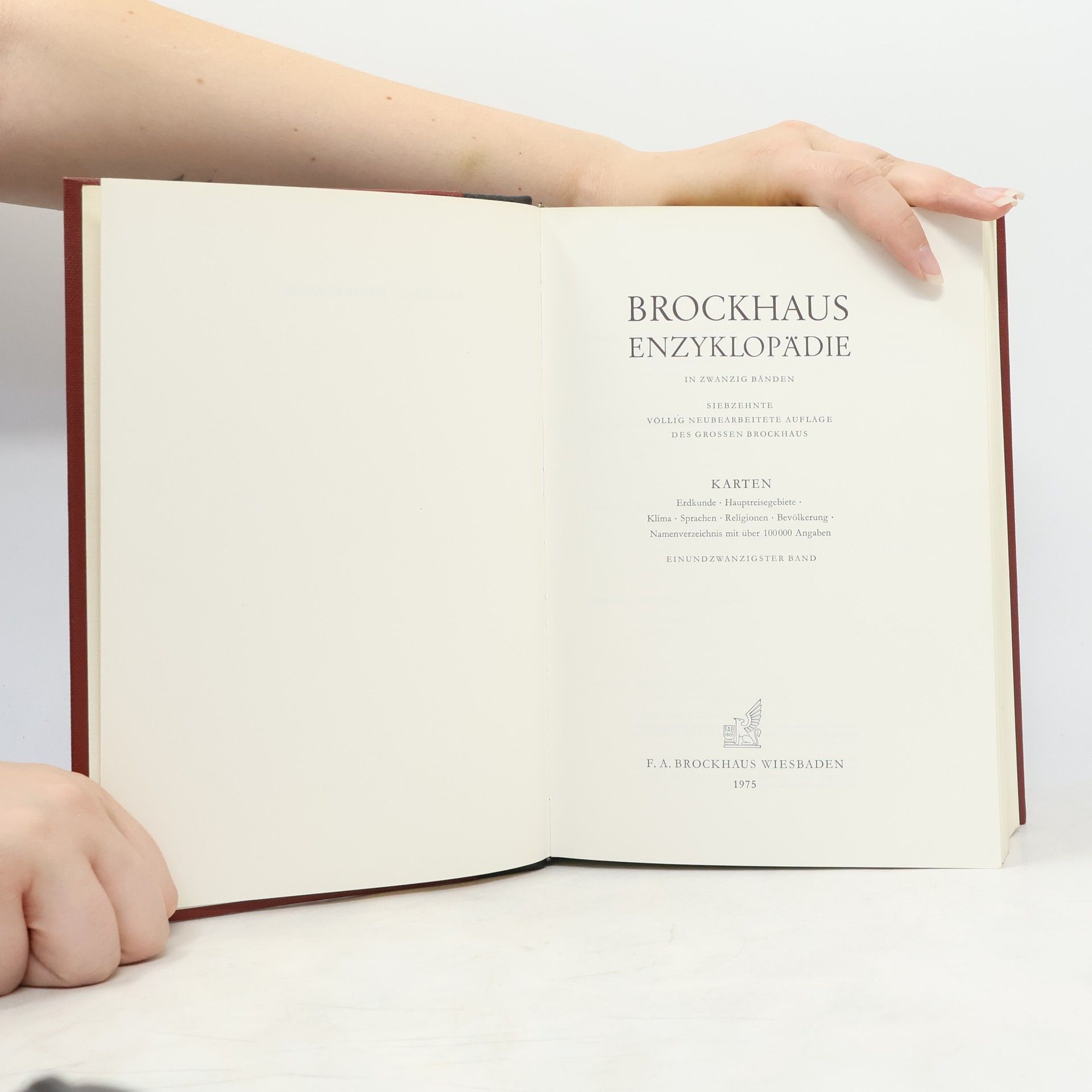 Autorenkollektiv Brockhaus-Enzyklopädie 21. Karten