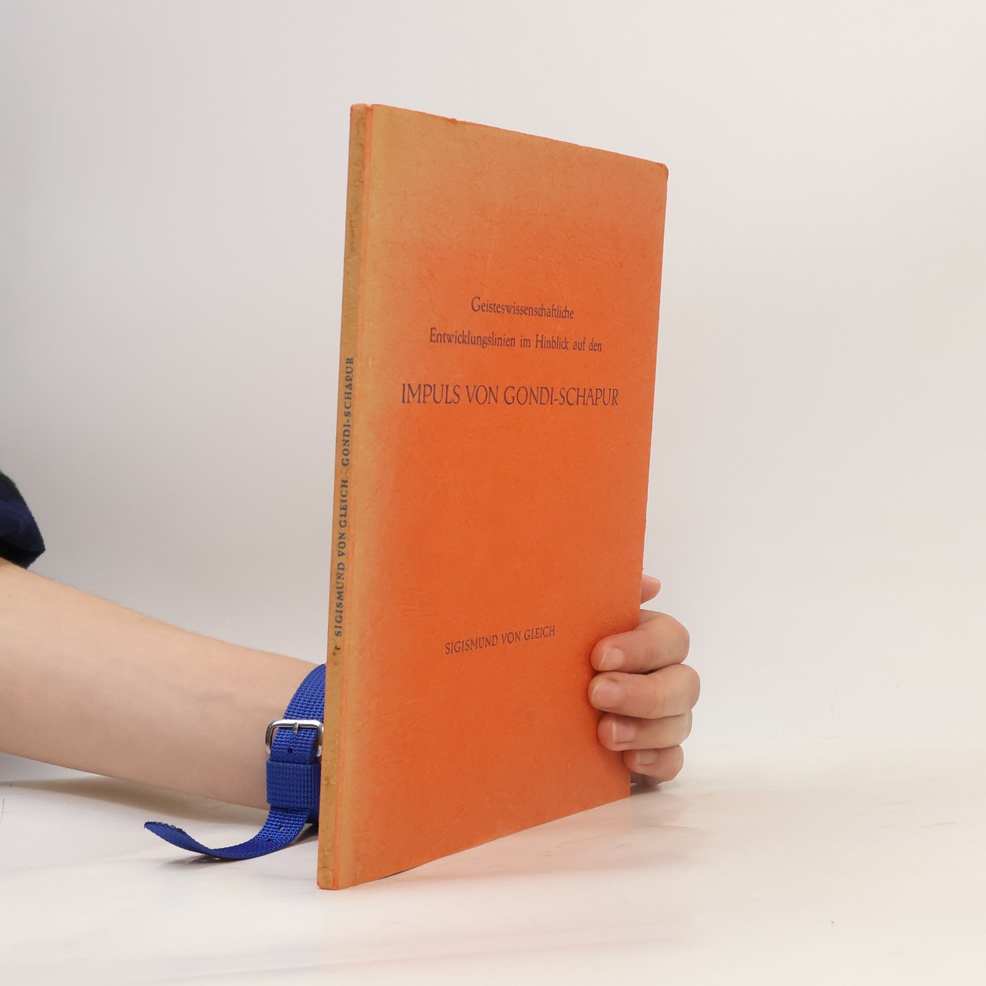 Sigismund von Gleich Geisteswissenschaftliche Entwicklungslinien im Hinblick auf den Impuls von Gondi-Schapur