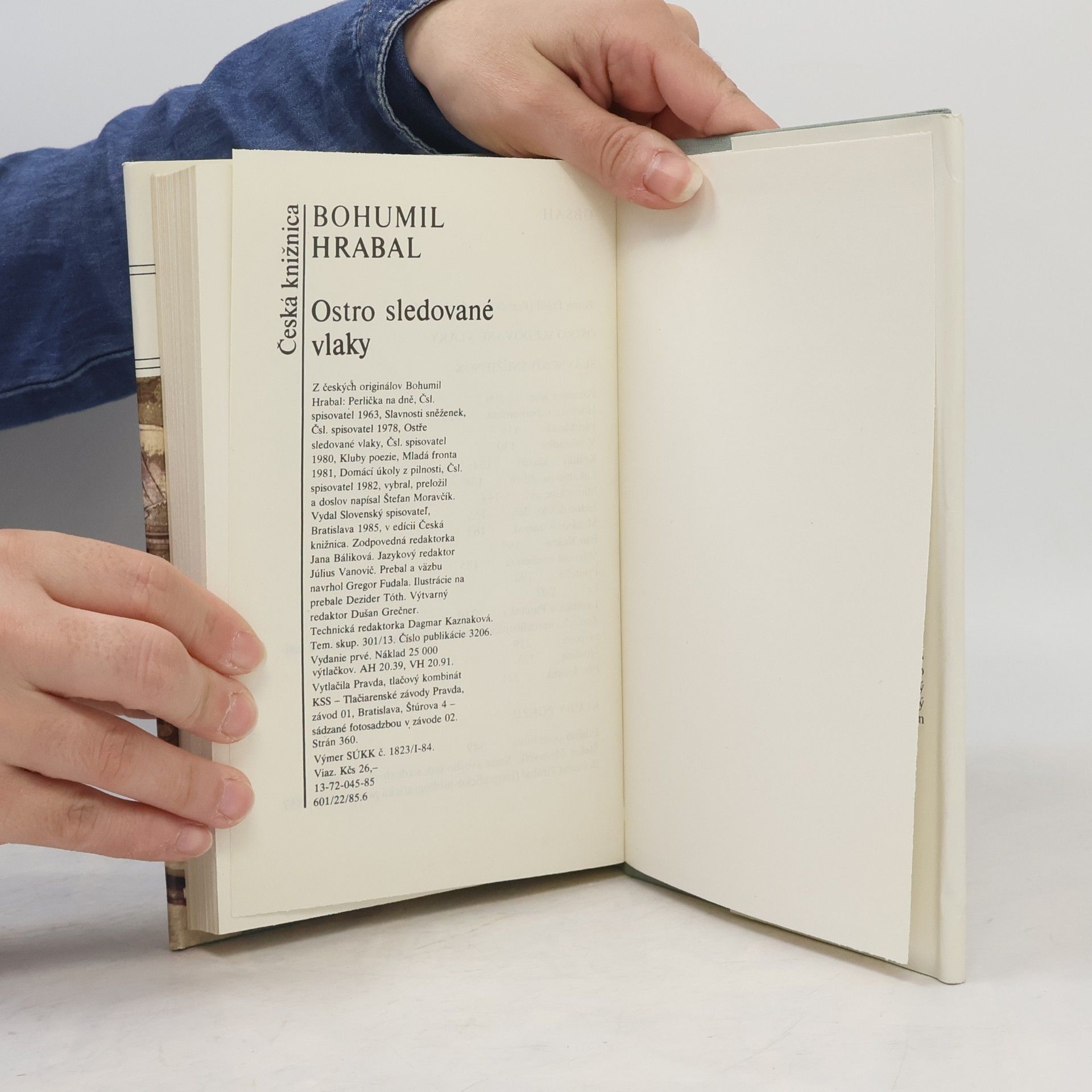 Bohumil Hrabal Ostro sledované vlaky