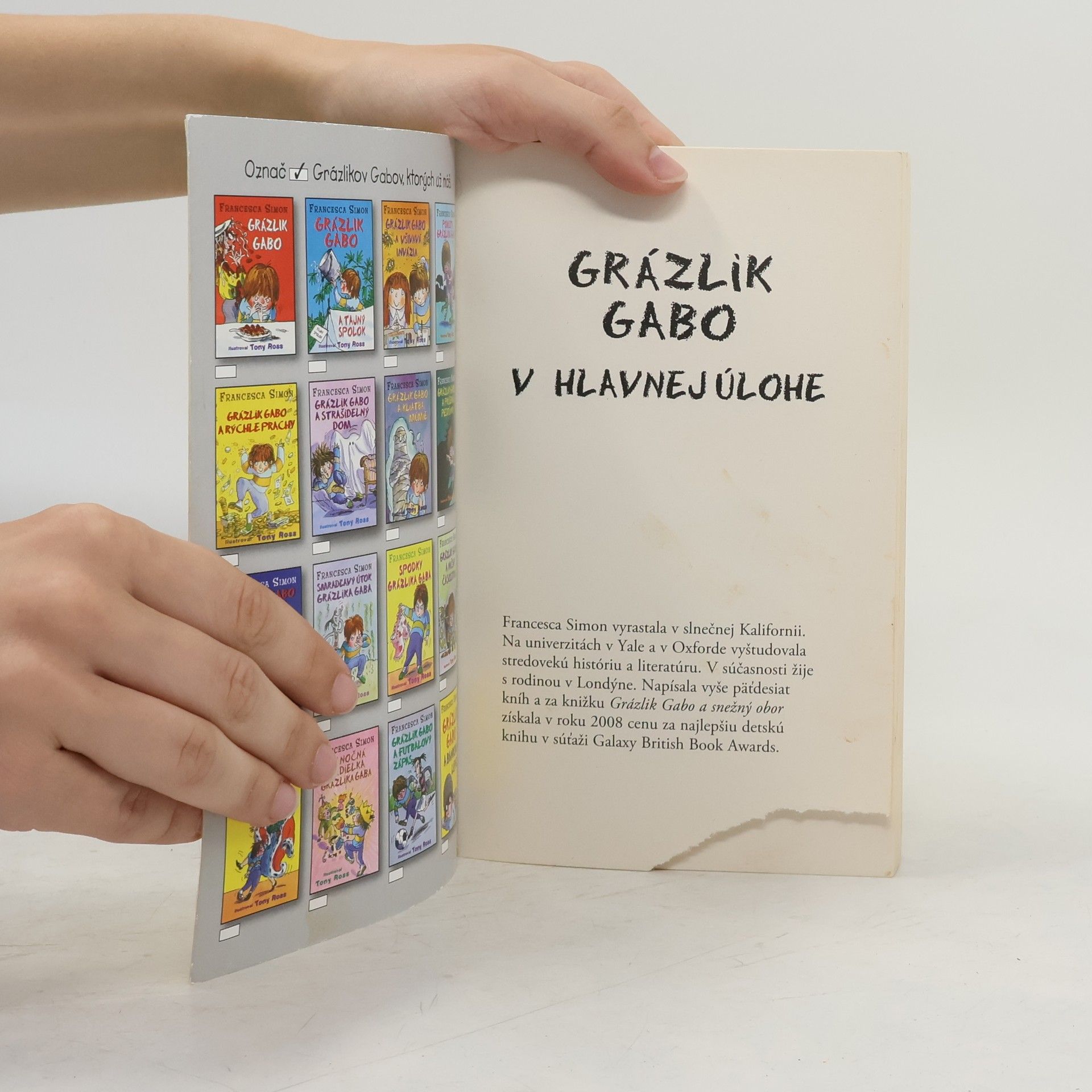 Francesca Simon Grázlik Gabo v hlavnej úlohe