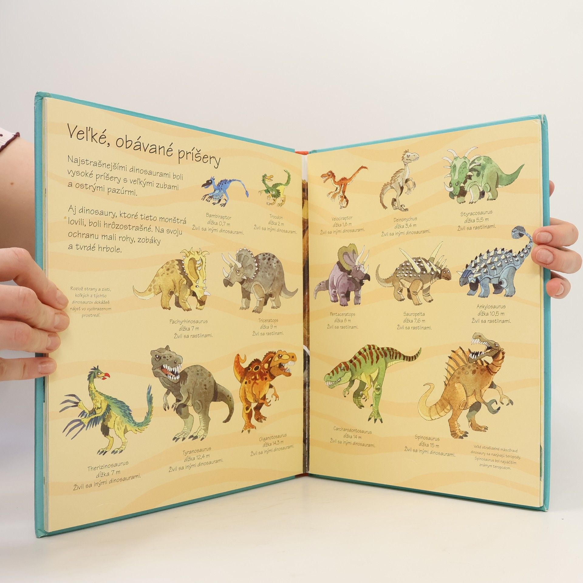 Autorenkollektiv Veľká kniha o veľkých dinosauroch a aj o niektorých malých...