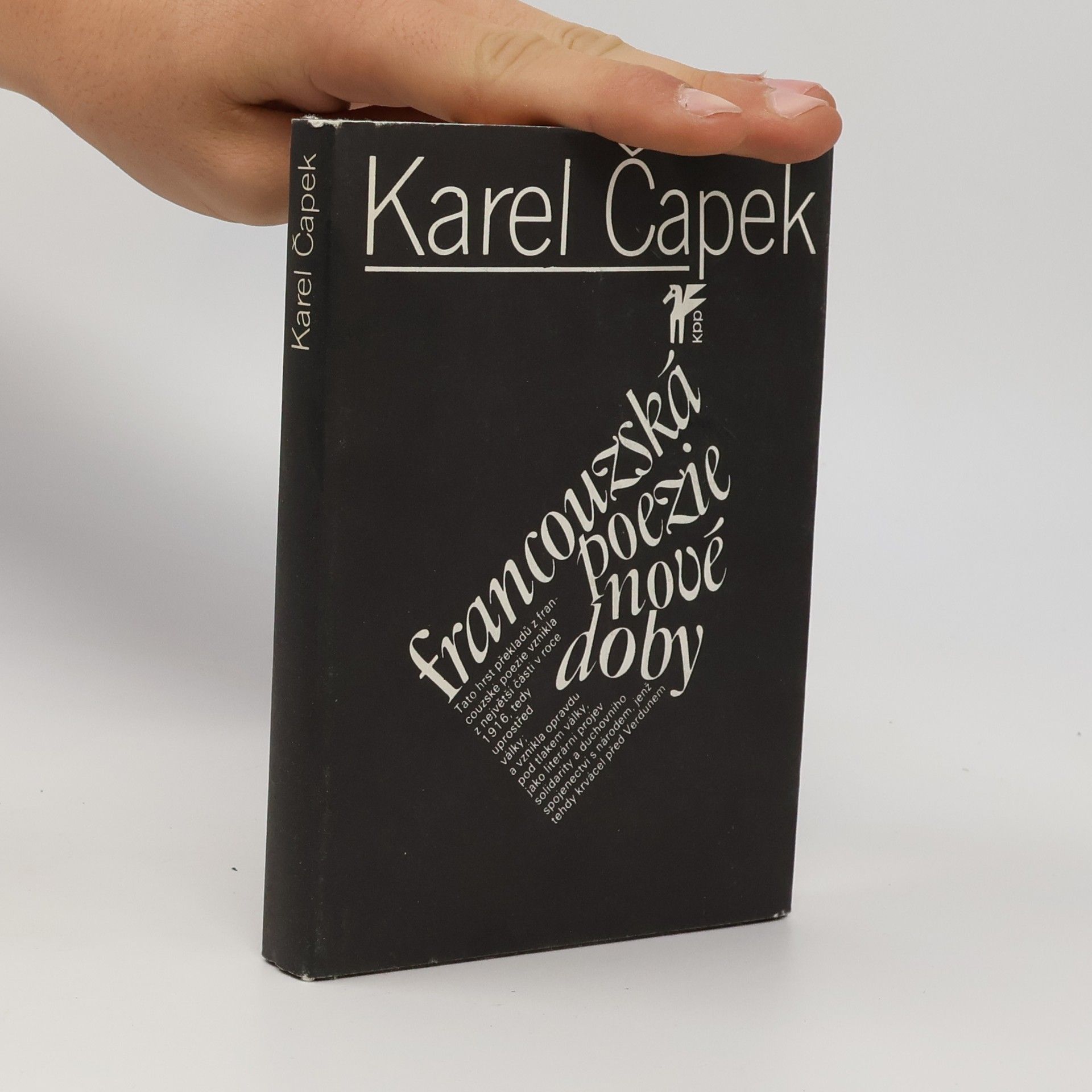 Karel Čapek Francouzská poezie nové doby