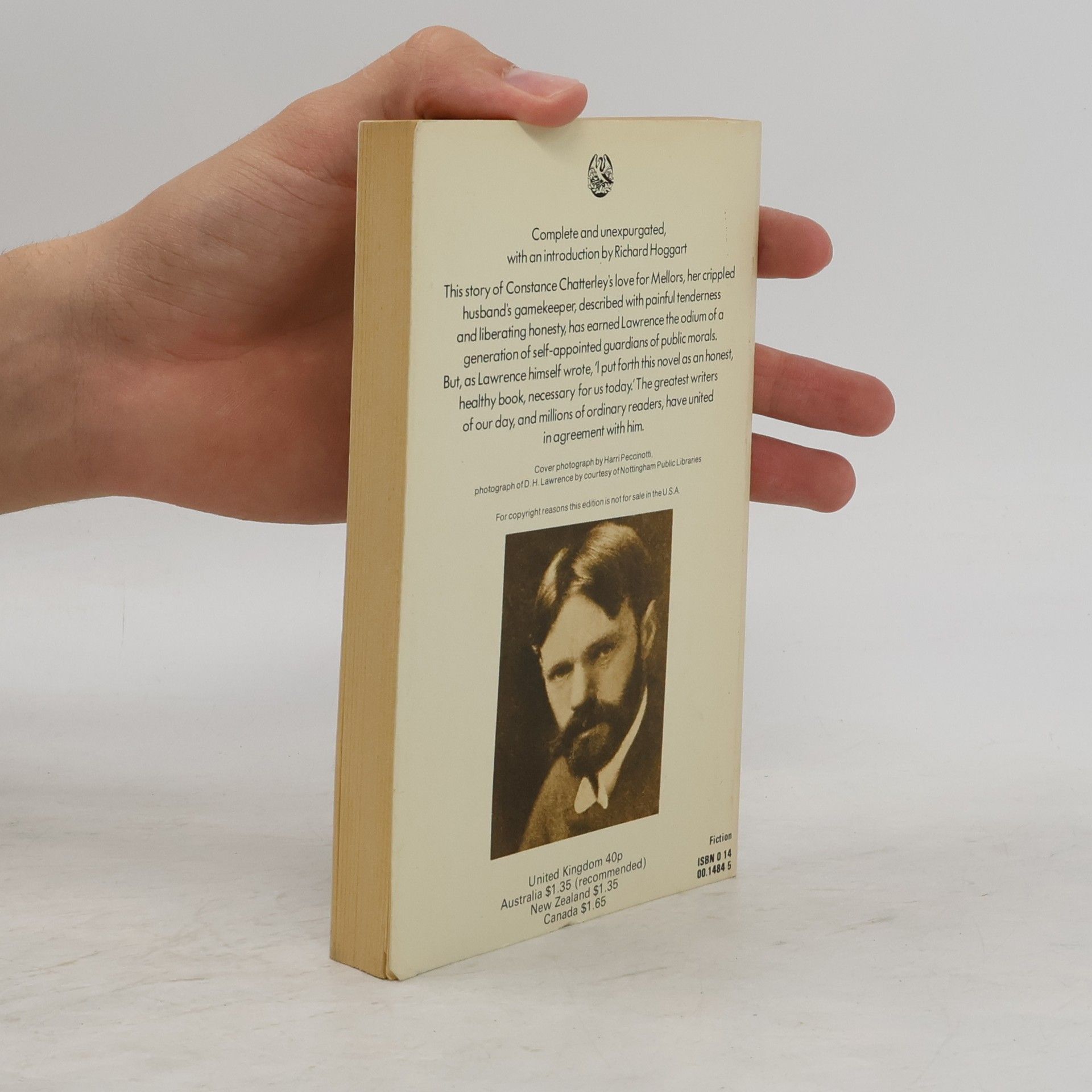 D. H. Lawrence Lady Chatterley's Lover