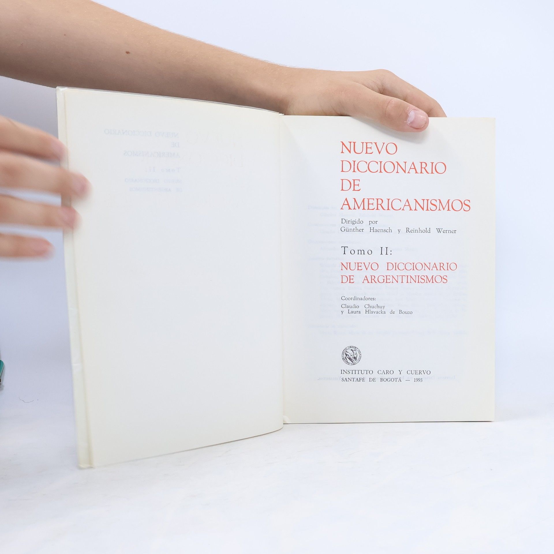 AA.VV. Nuevo diccionario de americanismos, Tomo II: Nuevo diccionario de argentinismos