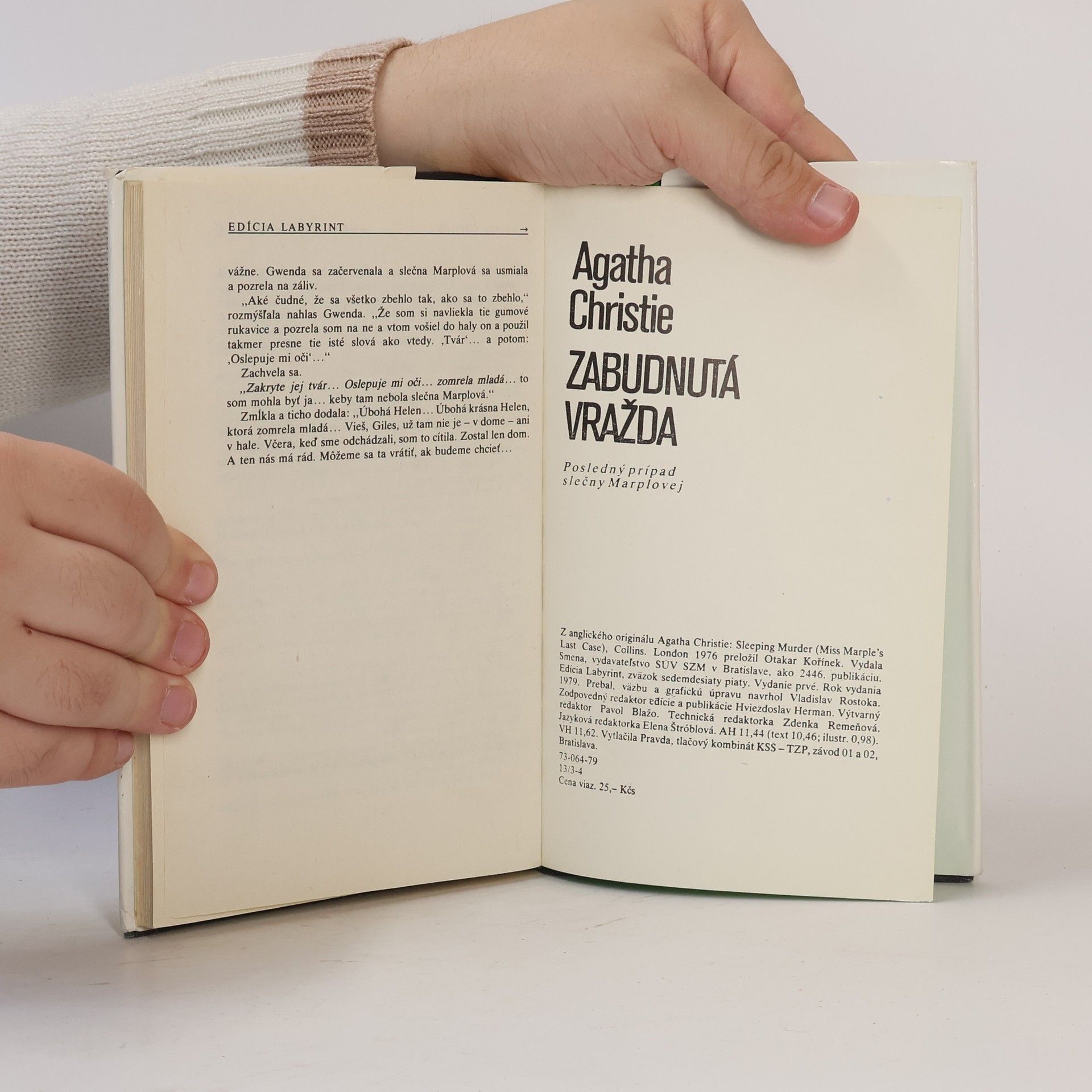 Agatha Christie Zabudnutá vražda