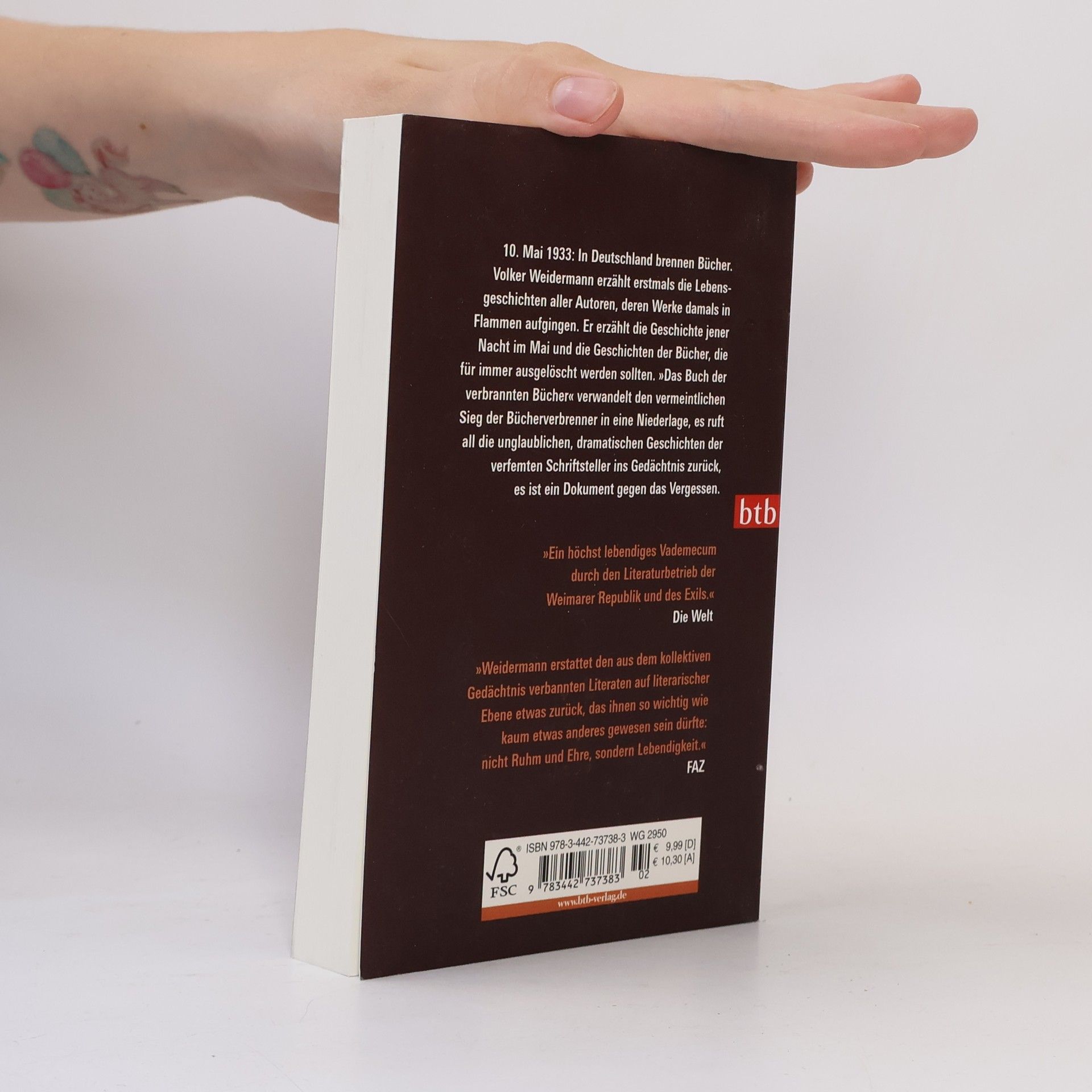 Volker Weidermann Das Buch der verbrannten Bücher