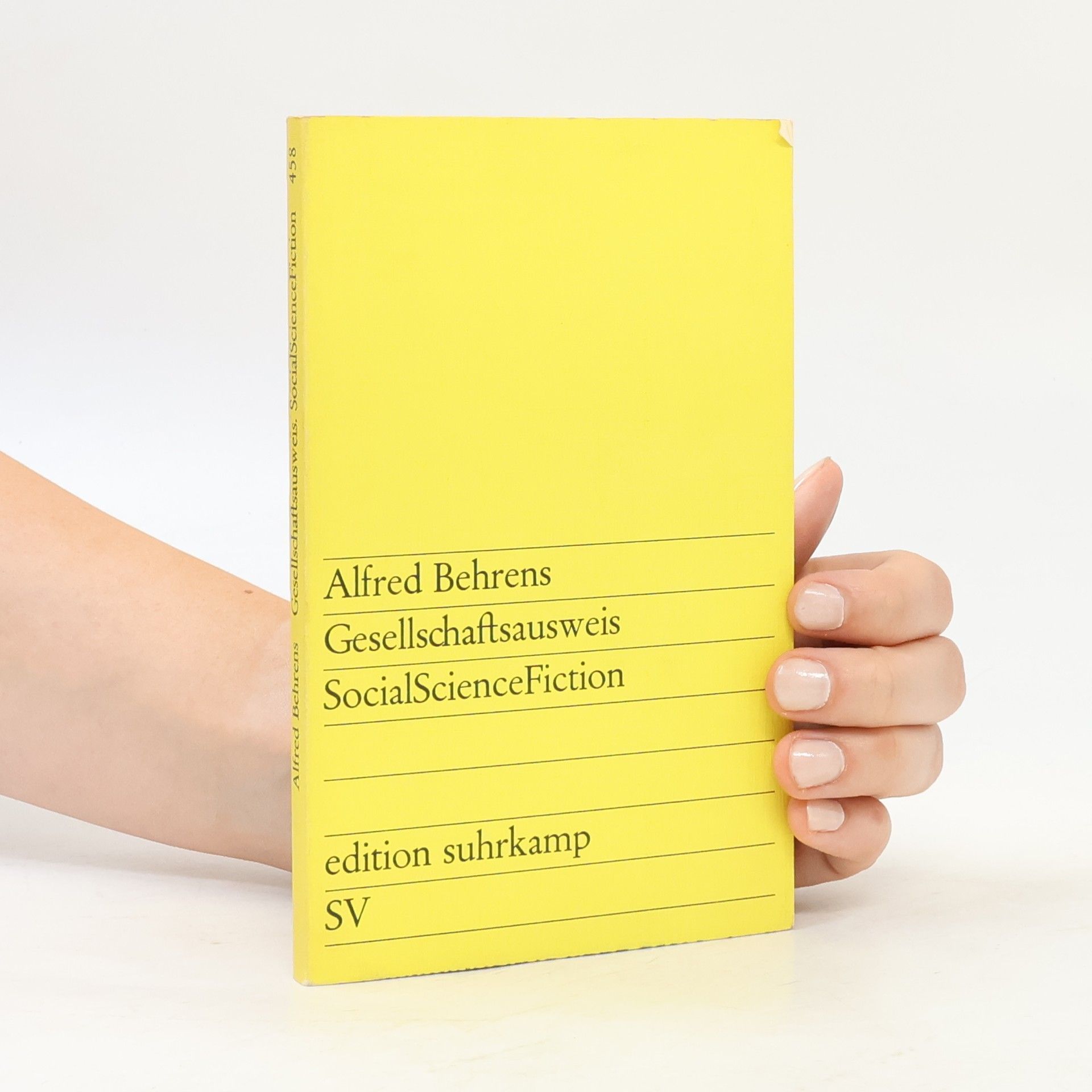 Alfred Behrens Gesellschaftsausweis - Socialsciencefiction