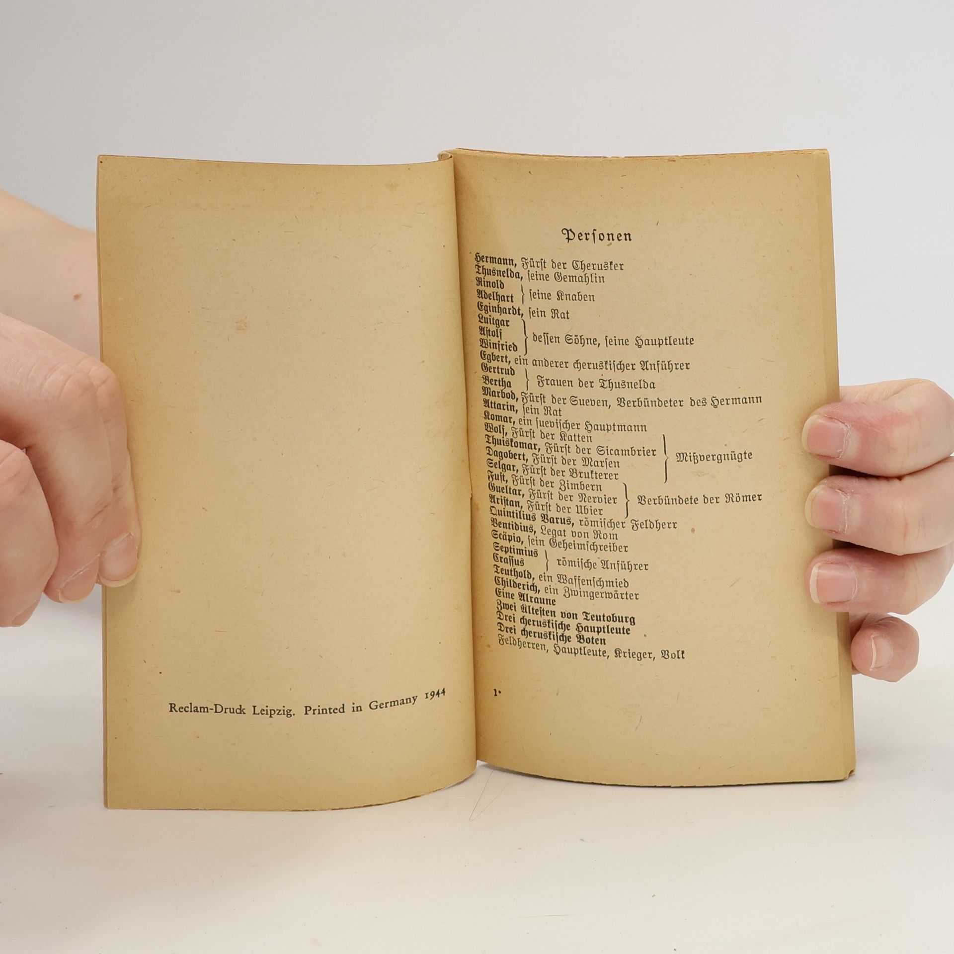 Heinrich von Kleist Die Hermannsschlacht
