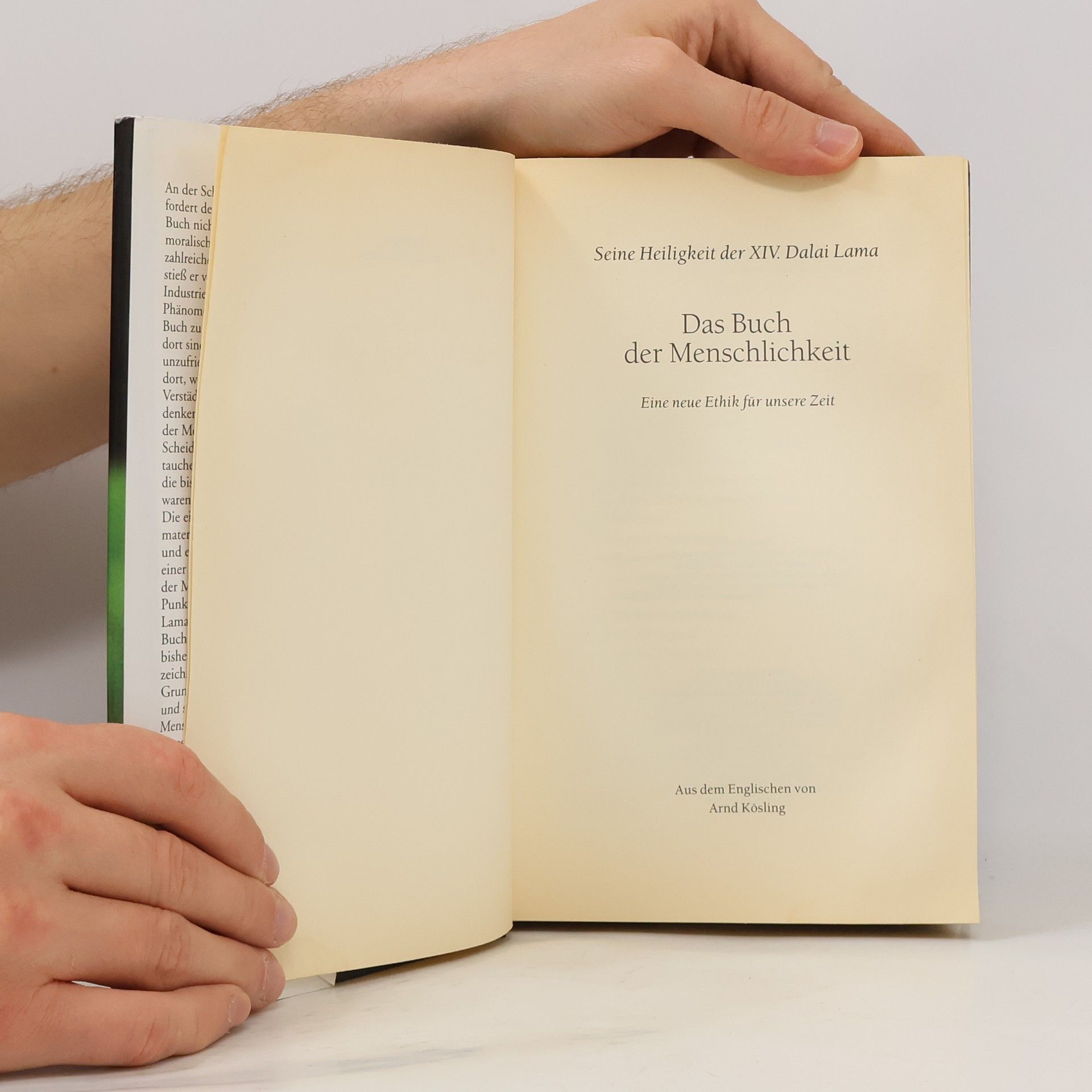 Dalaï-Lama Das Buch der Menschlichkeit