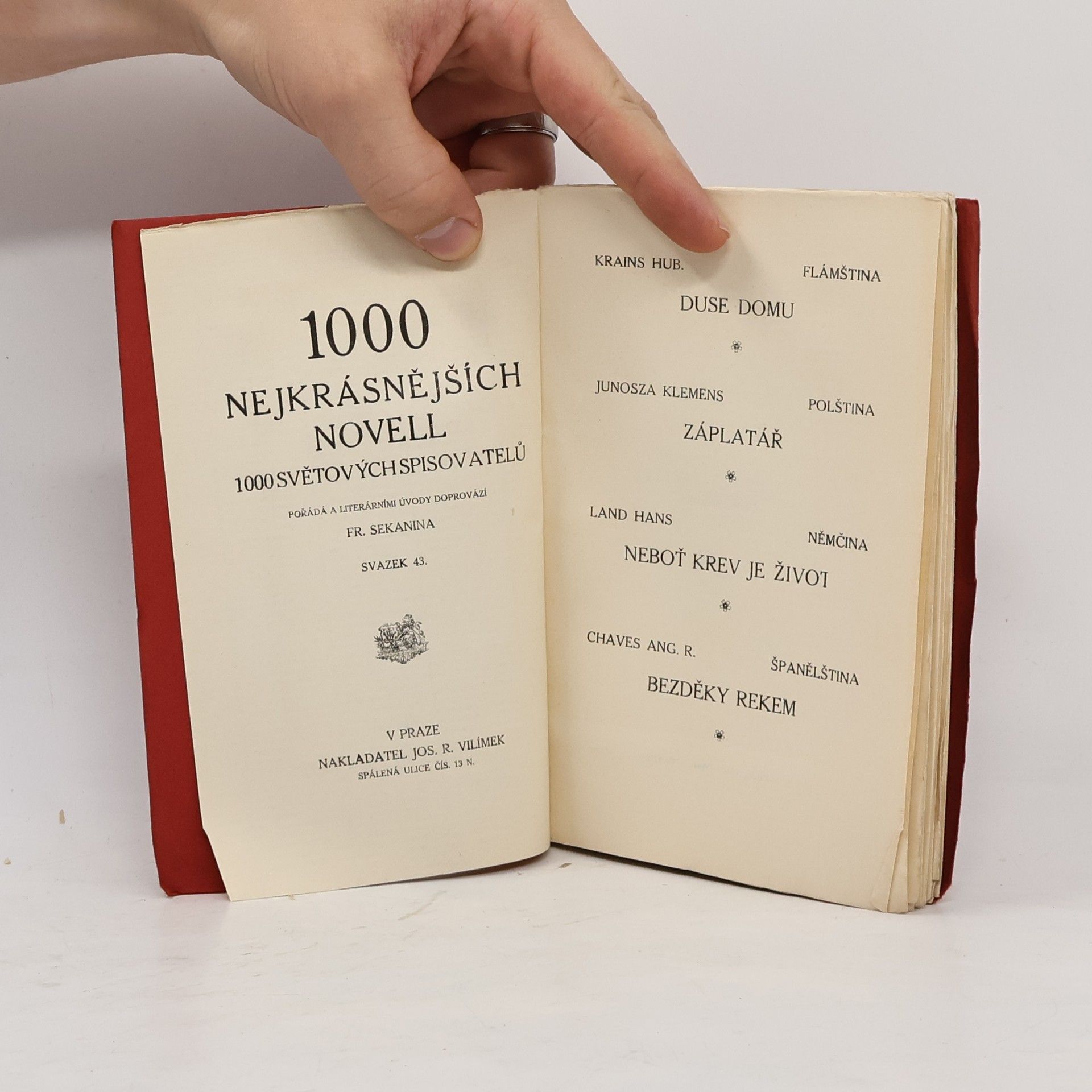Autores varios 1000 nejkrásnějších novell 1000 světových spisovatelů 43