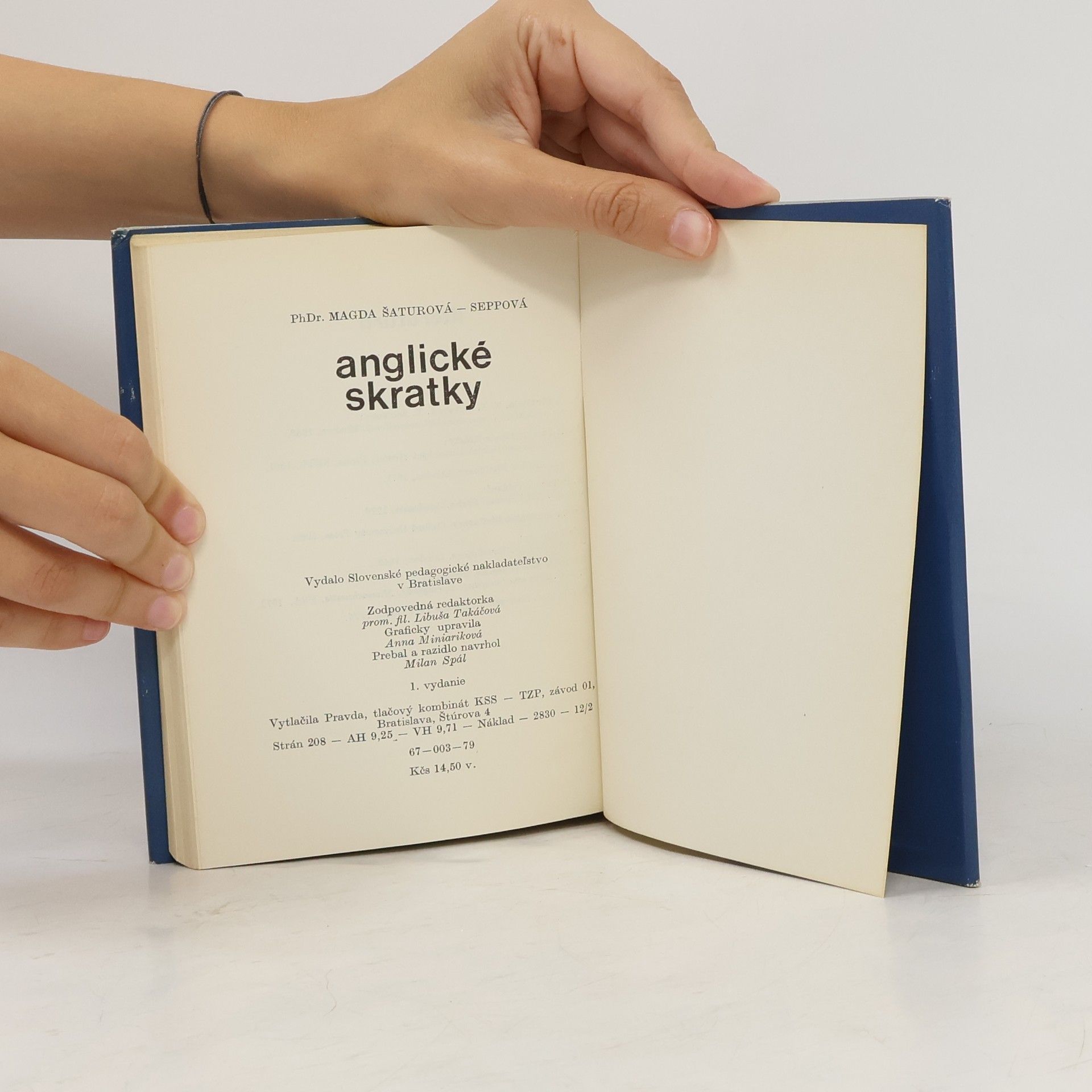 Magda Šaturová-Seppová Anglické skratky