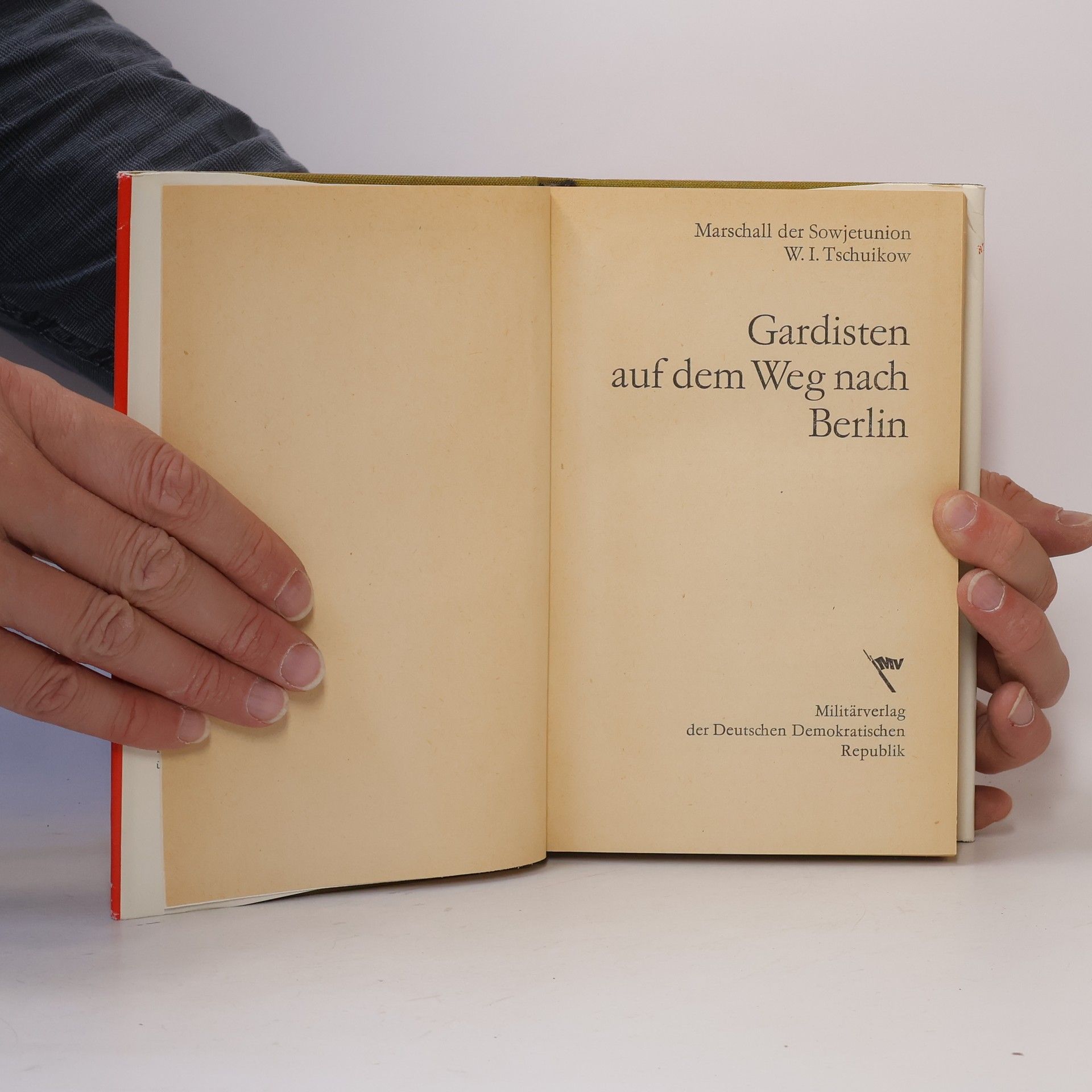 Vasilij I. Čujkov Gardisten auf dem Weg nach Berlin