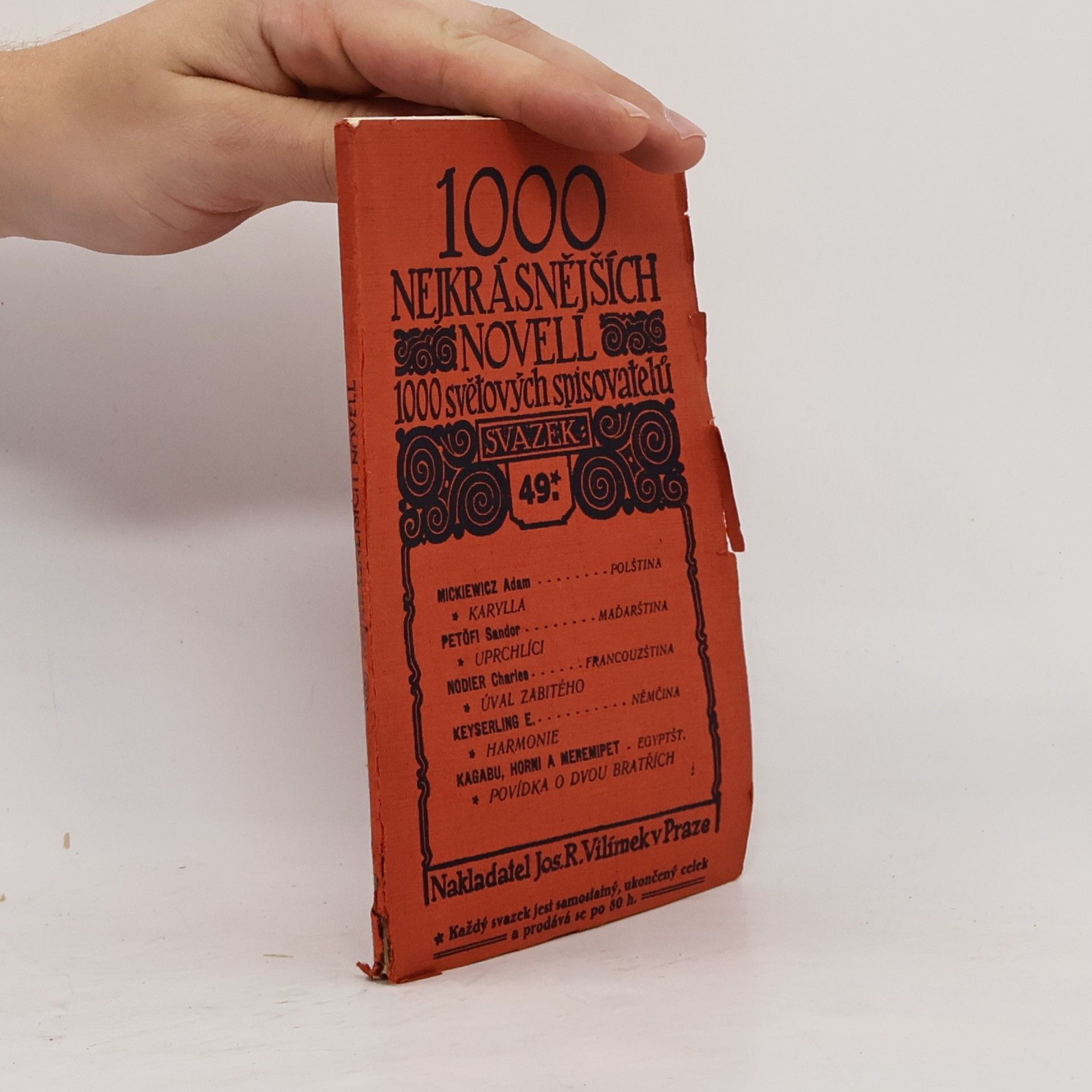 Autores varios 1000 nejkrásnějších novell 1000 světových spisovatelů 49