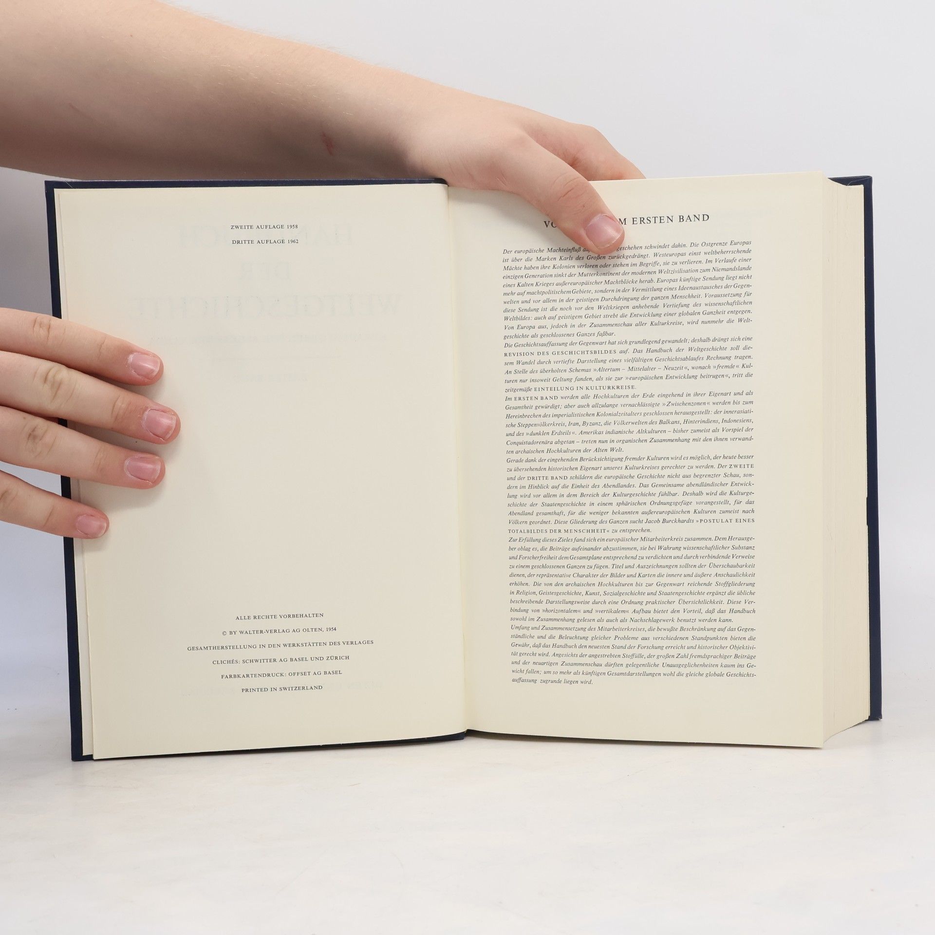 Various authors Handbuch der Weltgeschichte 1