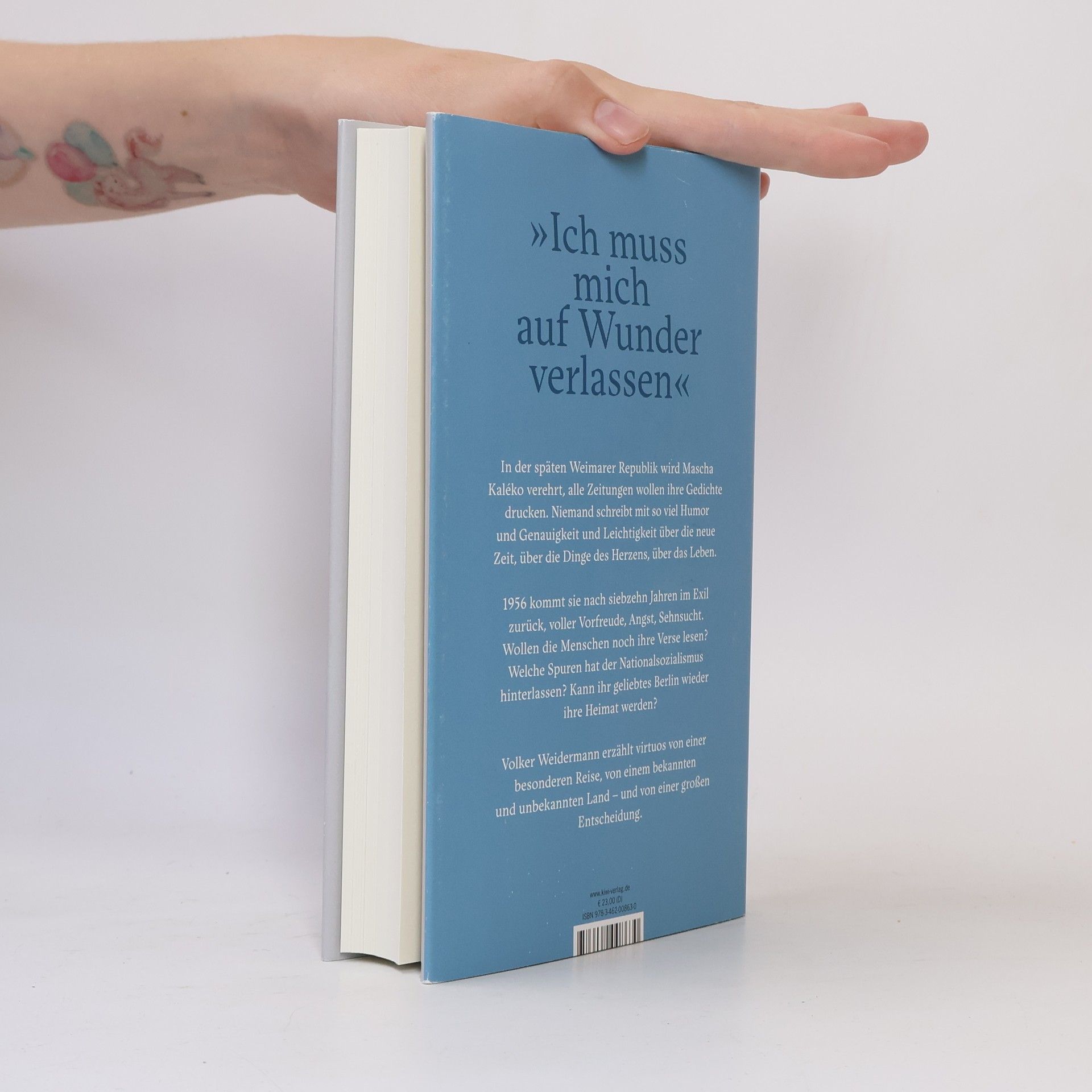 Volker Weidermann Wenn ich eine Wolke wäre
