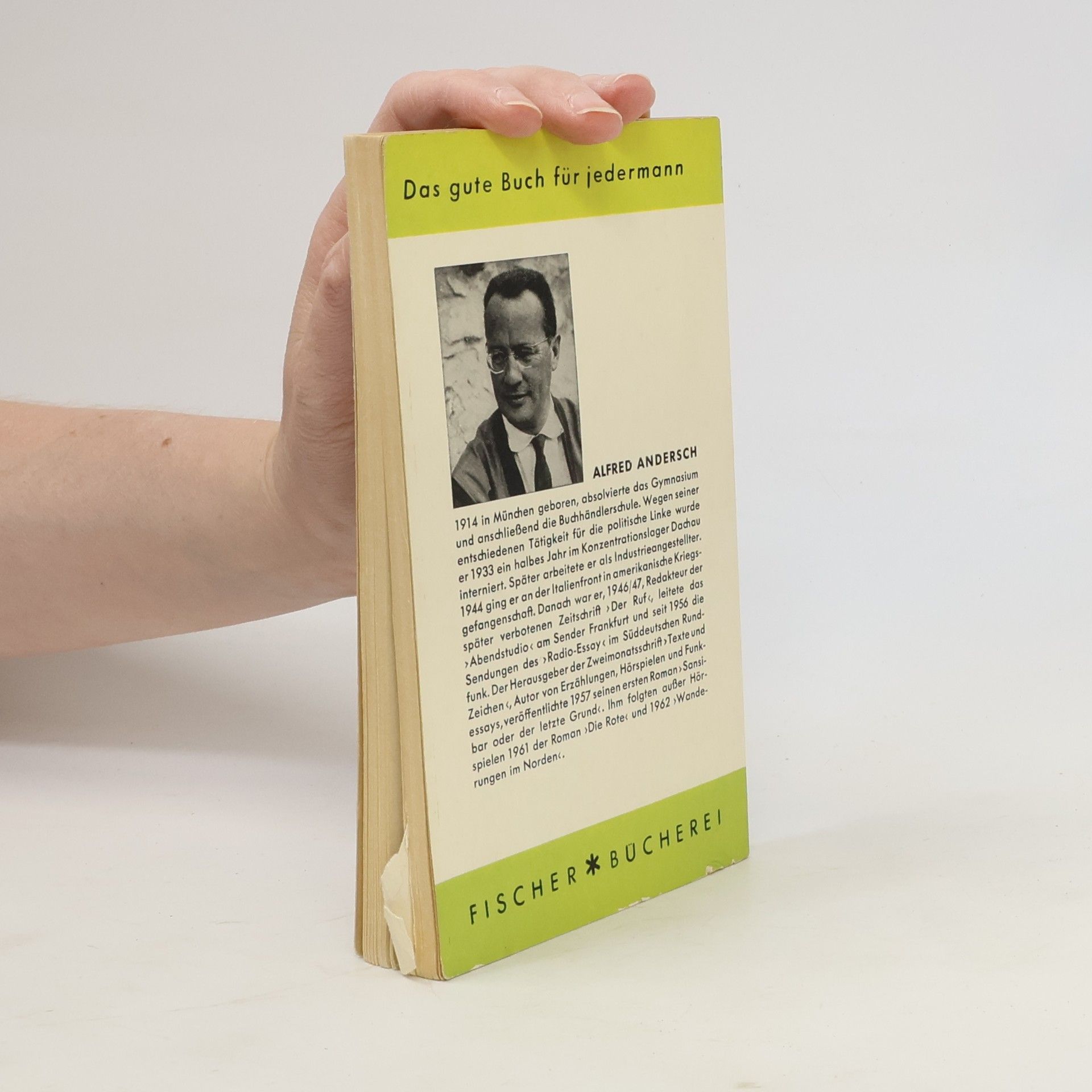 Alfred Andersch Sansibar oder der letzte Grund