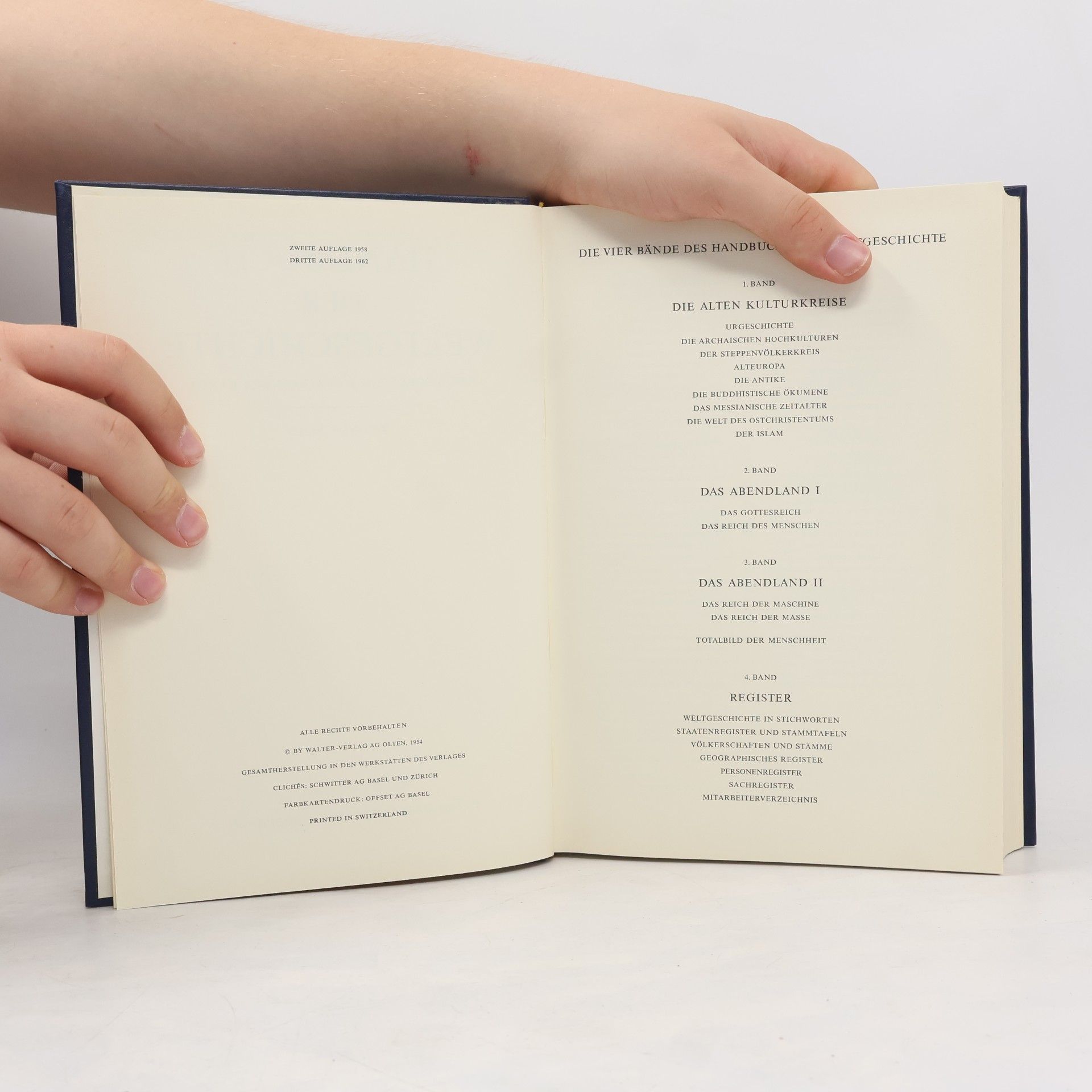 Various authors Handbuch der Weltgeschichte 3