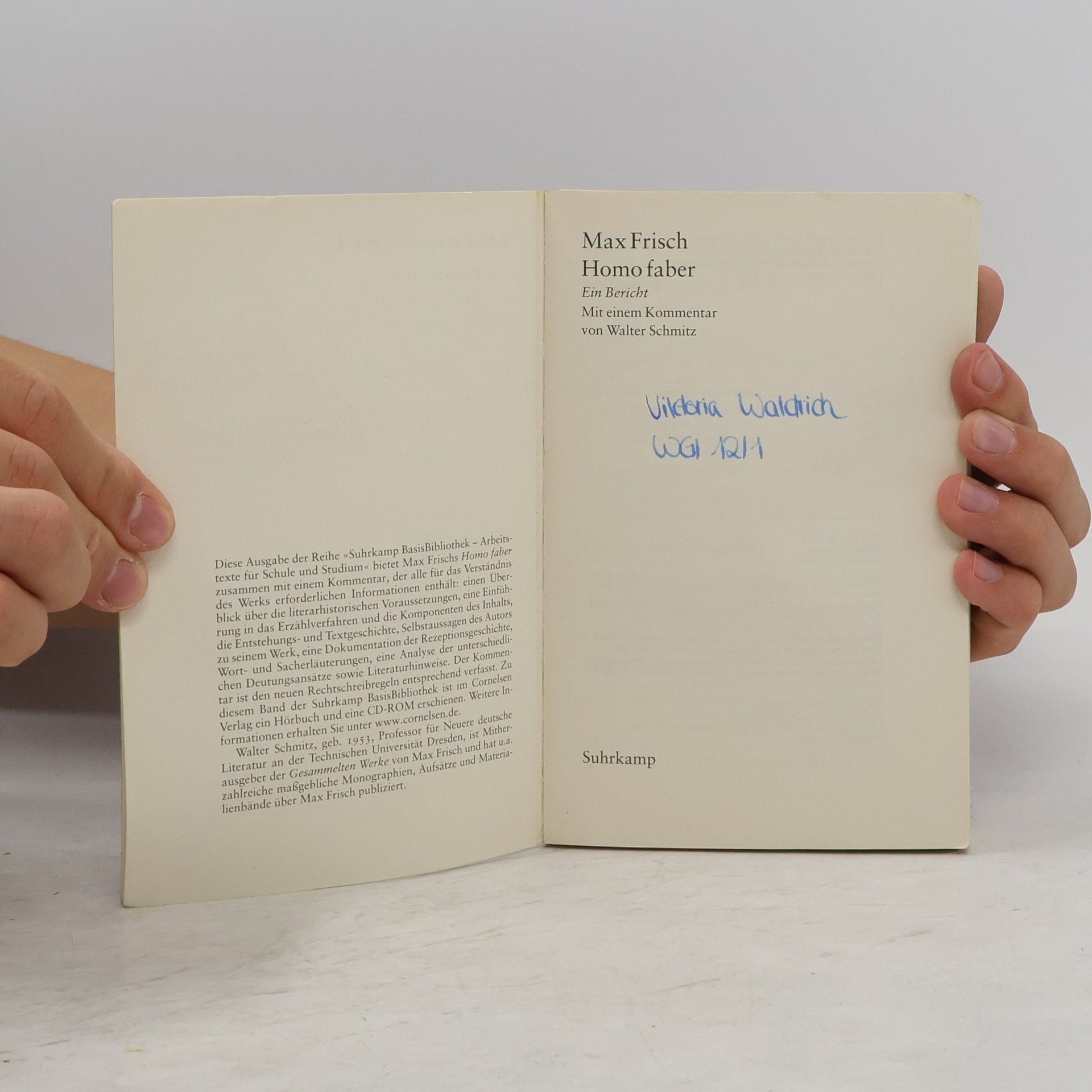 Max Frisch Homo faber