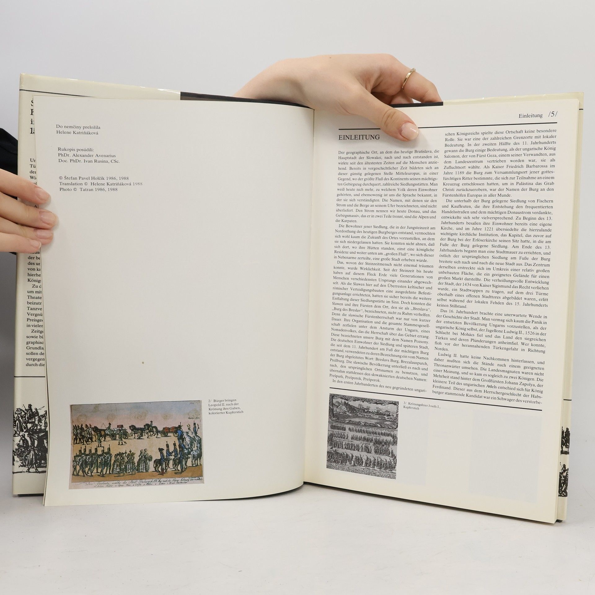Štefan Holčík Krönungsfeierlichkeiten in Preßburg/Bratislava 1563-1830