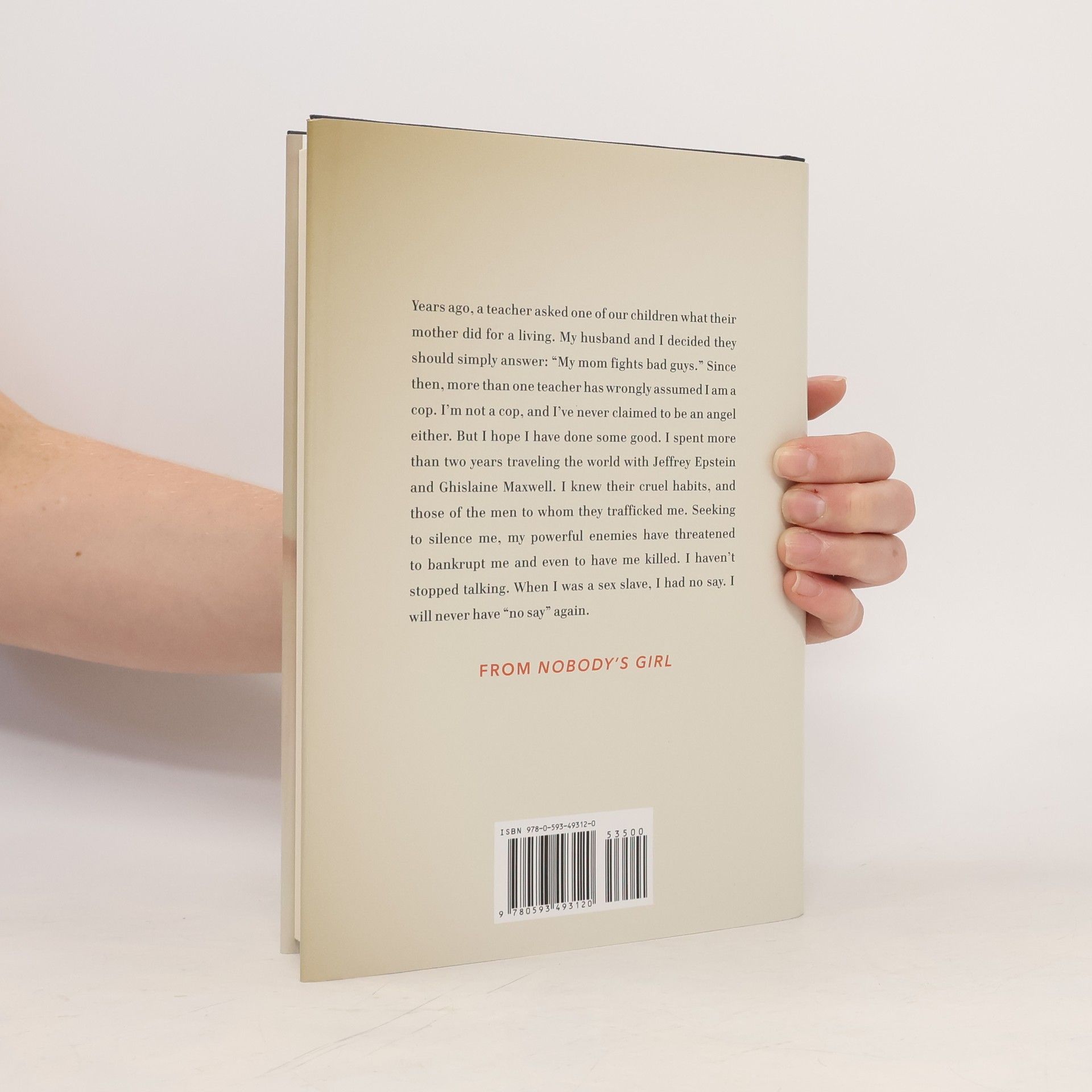 Virginia Roberts Giuffre Nobody's Girl: A Memoir of Surviving Abuse and Fighting for Justice
