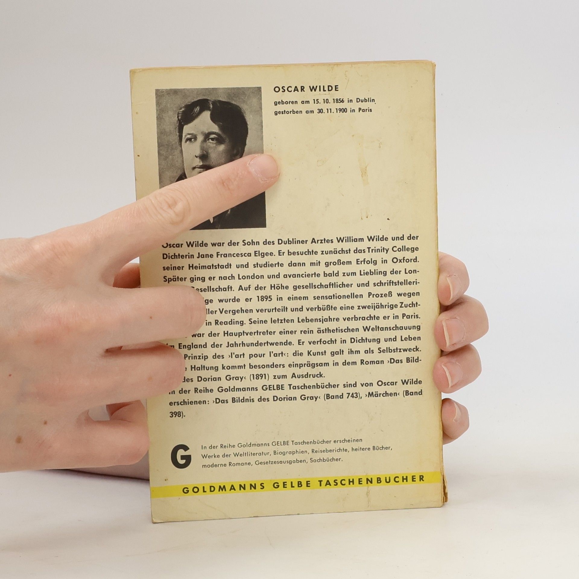 Oscar Wilde Das Bildnis des Dorian Gray