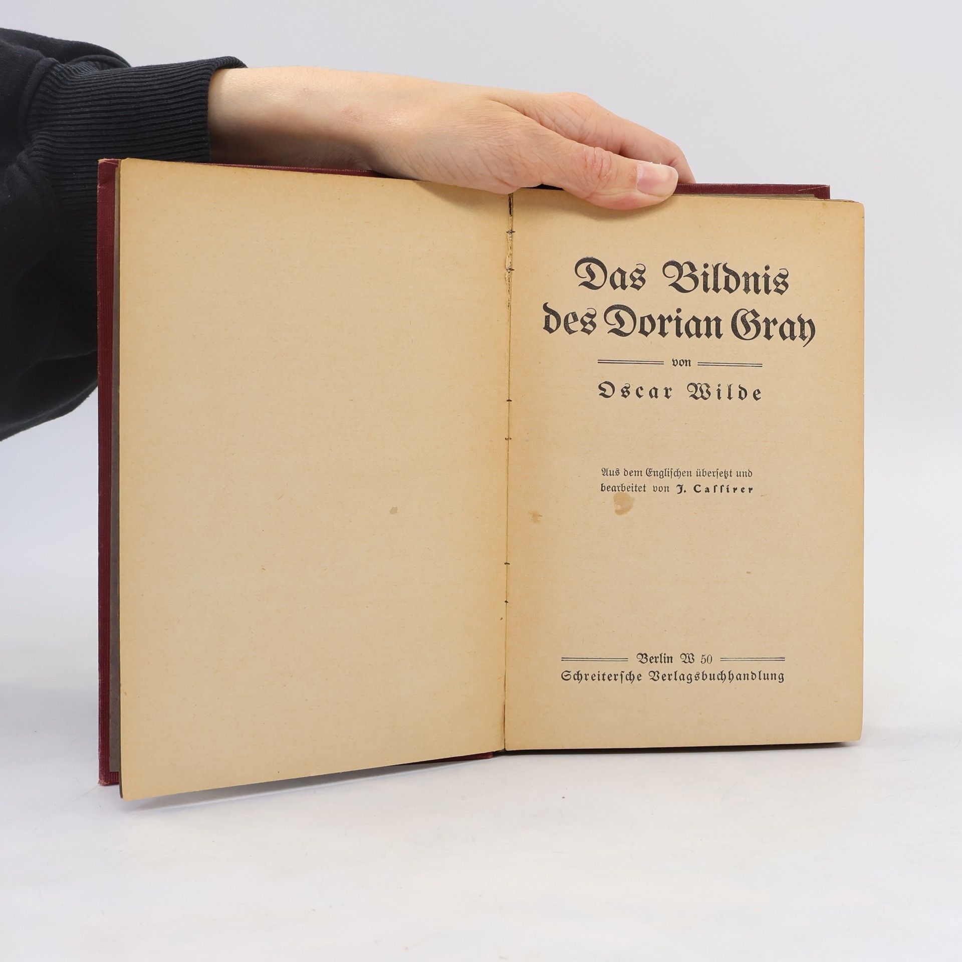 Oscar Wilde Das Bildnis des Dorian Gray
