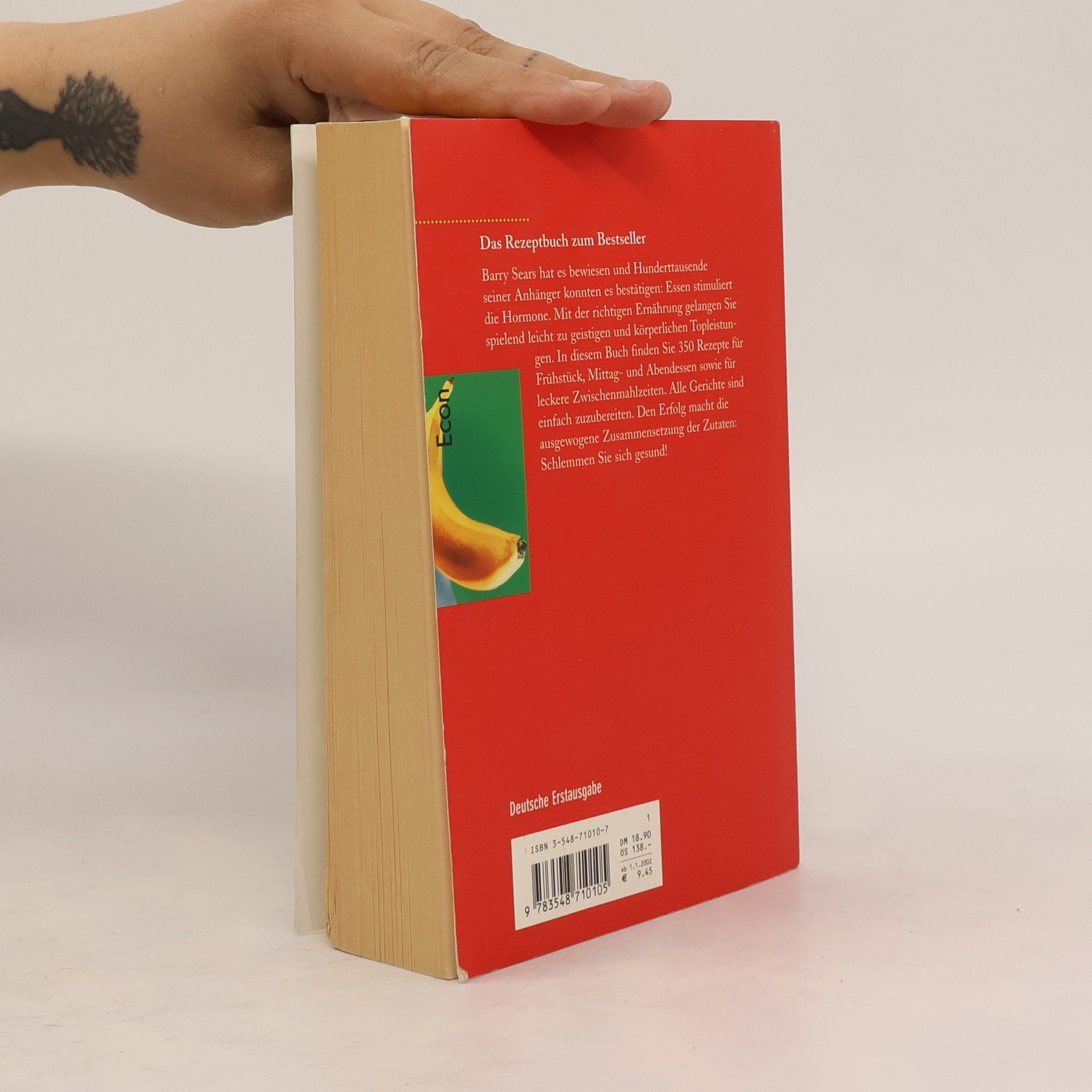 Barry Sears Das Optimum-Rezeptbuch