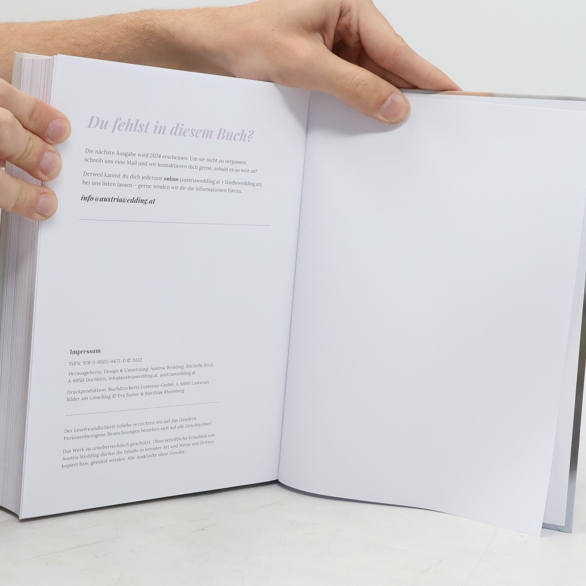 Michelle Kreil Das Vorarlberger Hochzeitsbuch 2023-2024