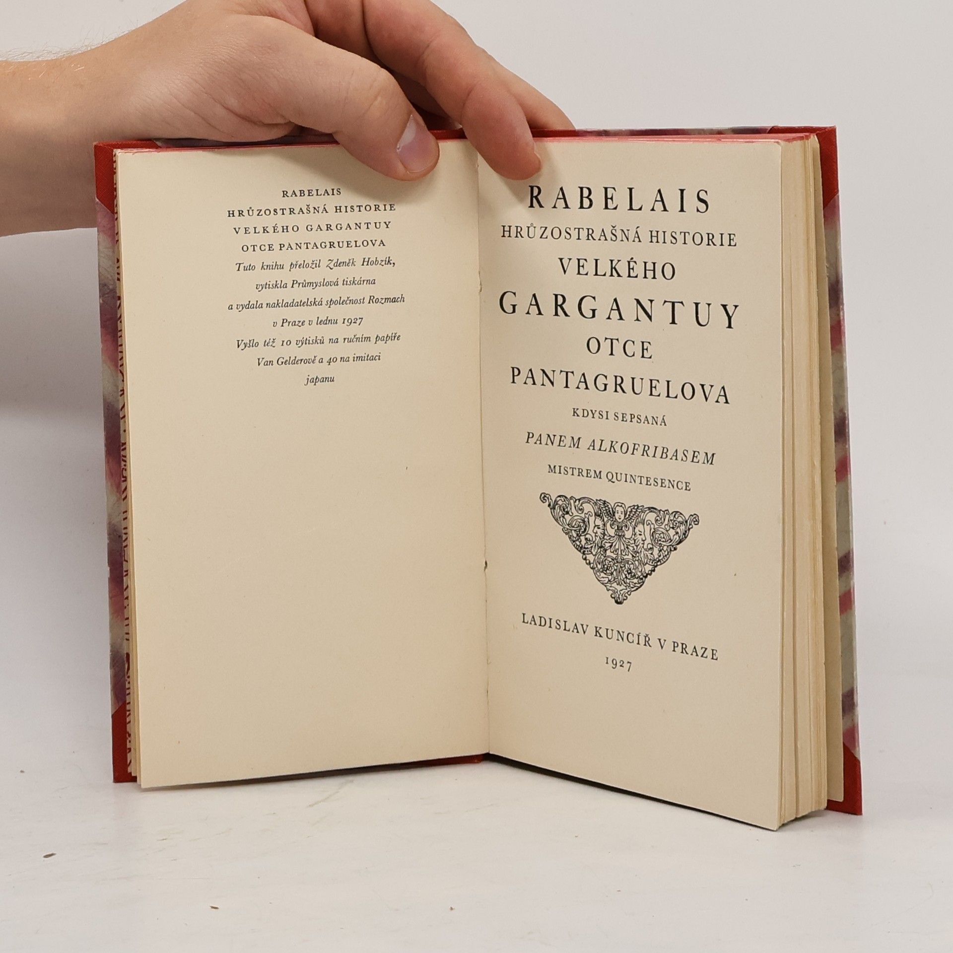 François Rabelais Hrůzostrašná historie velkého Gargantuy otce Pantagruelova