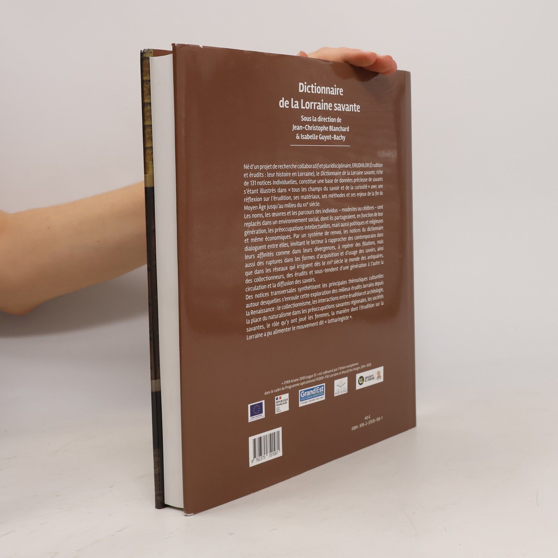 Jean-Christophe Blanchard Dictionnaire de la Lorraine savante