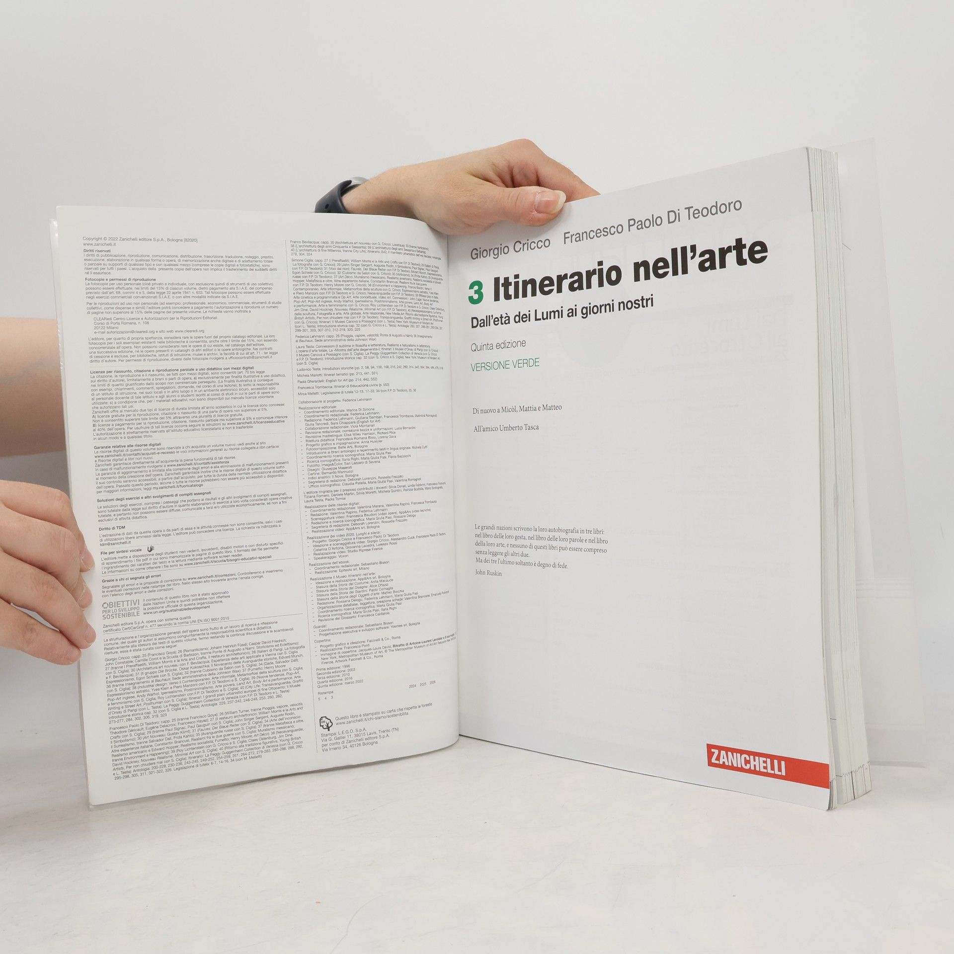 Giorgio Cricco Itinerario nell'arte