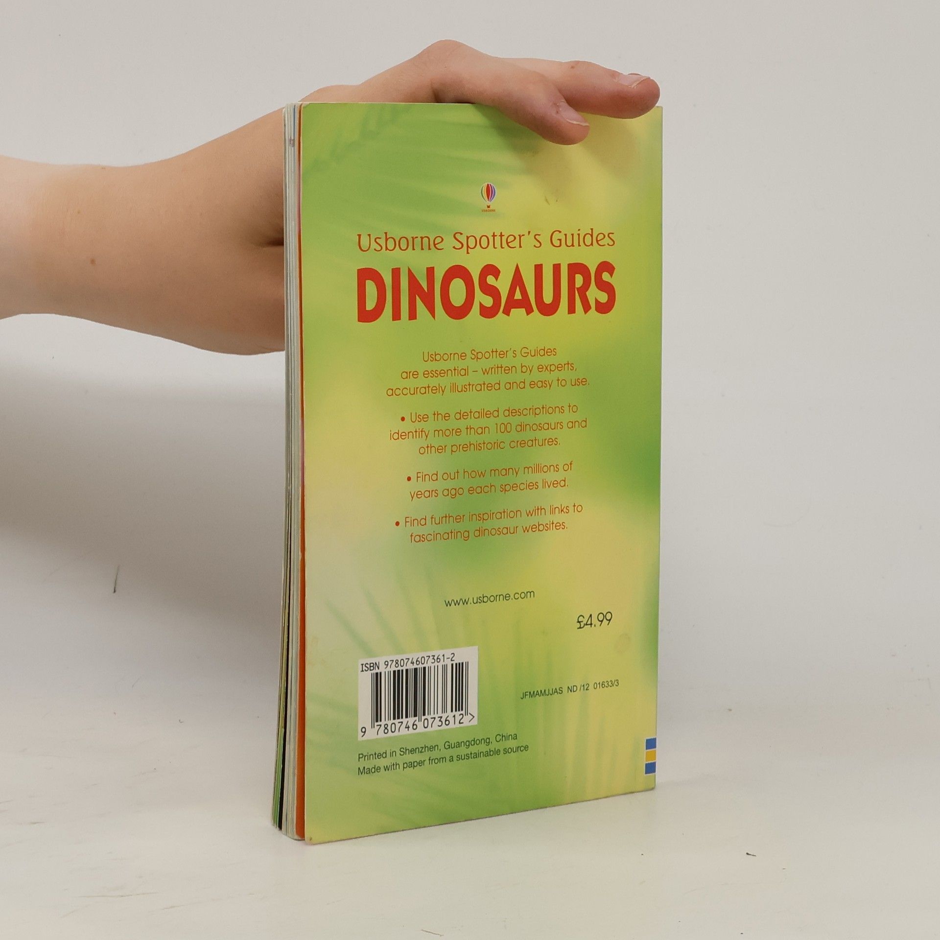 David Norman Usborne Spotters Guides: Dinosaurs