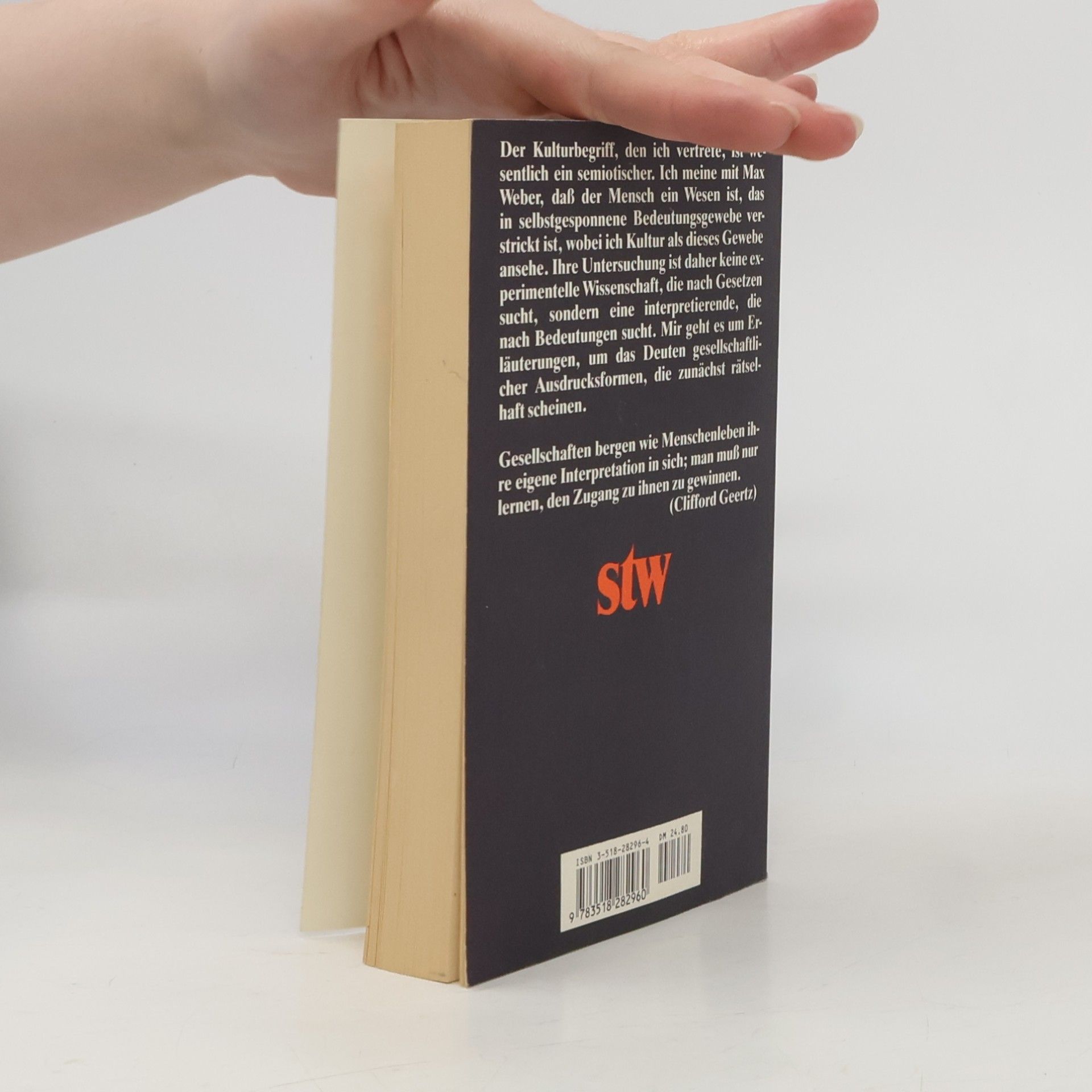 Clifford Geertz Dichte Beschreibung