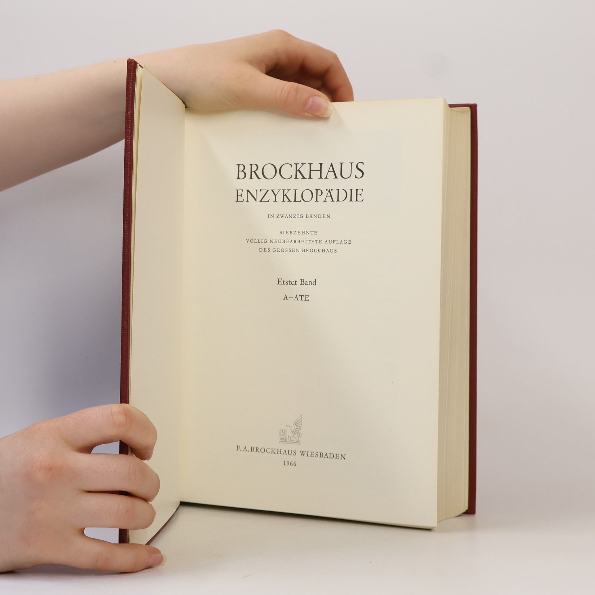 Autorenkollektiv Brockhaus Enzyklopädie 1. A-ATE