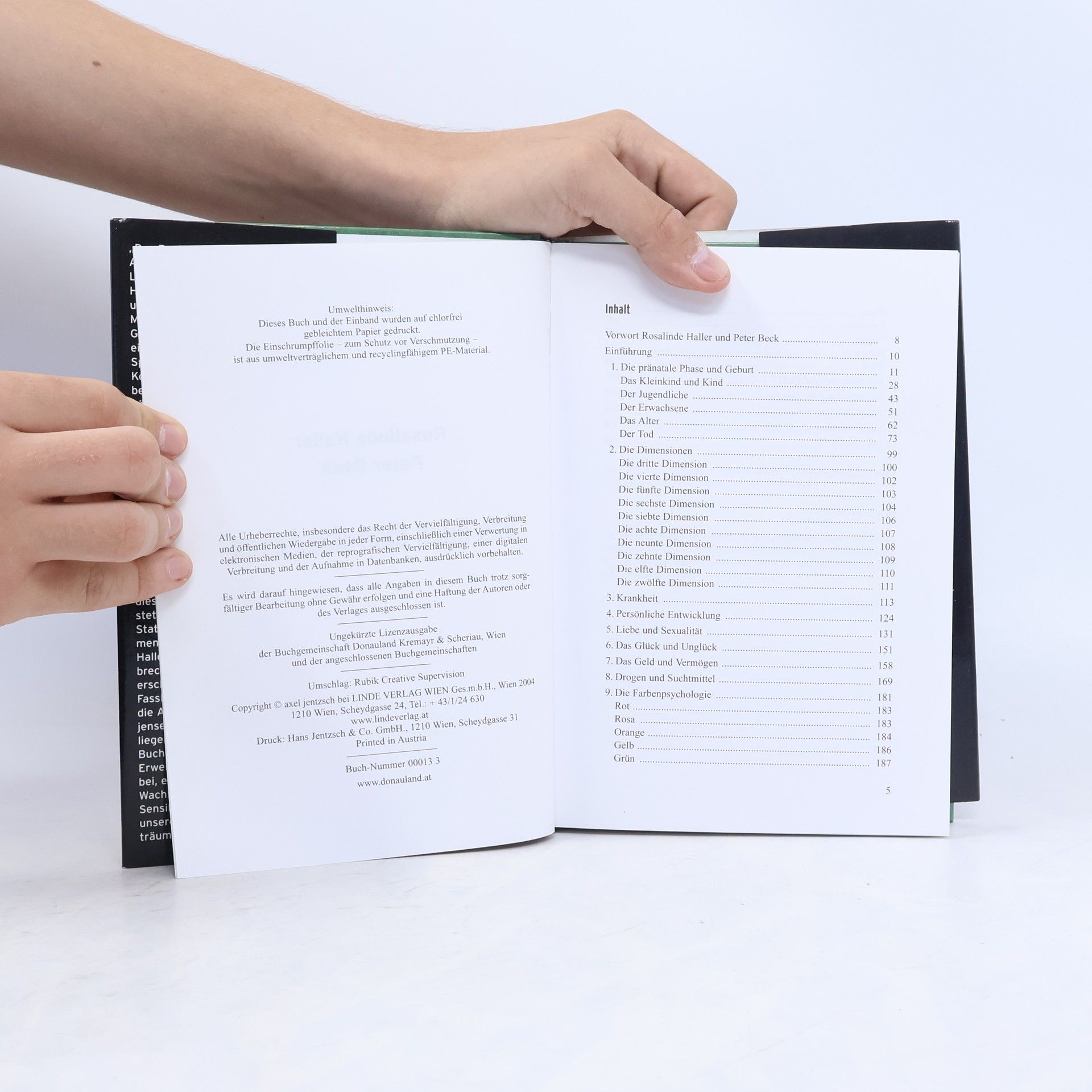 Rosalinde Haller Das Buch über das Leben