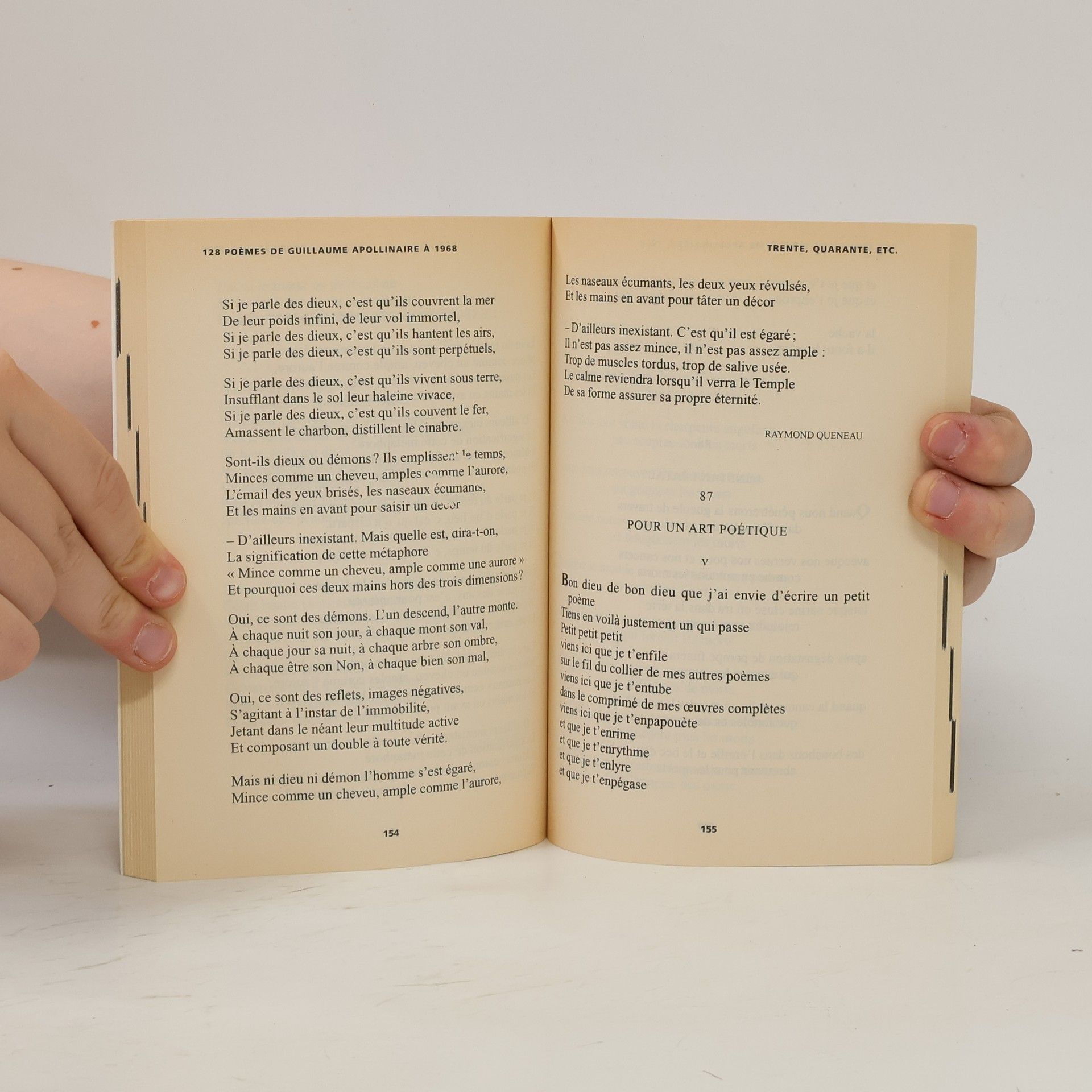 Jacques Roubaud La bibliothèque Gallimard - 82: 128 poèmes composés en langue française de Guillaume Apollinaire à 1968