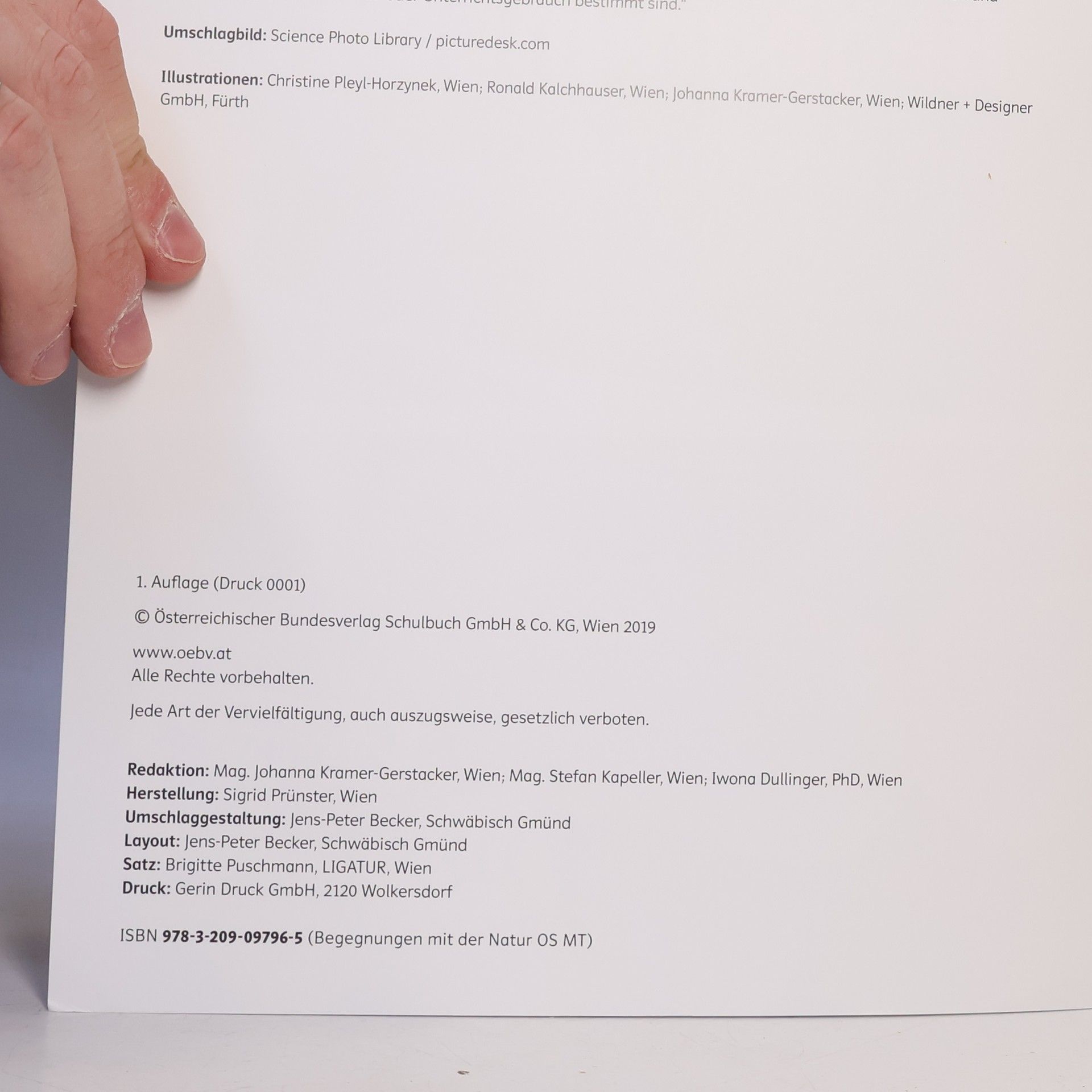 Christine Eva Biegl Begegnungen mit der Natur, Maturatraining - Neuer Lehrplan