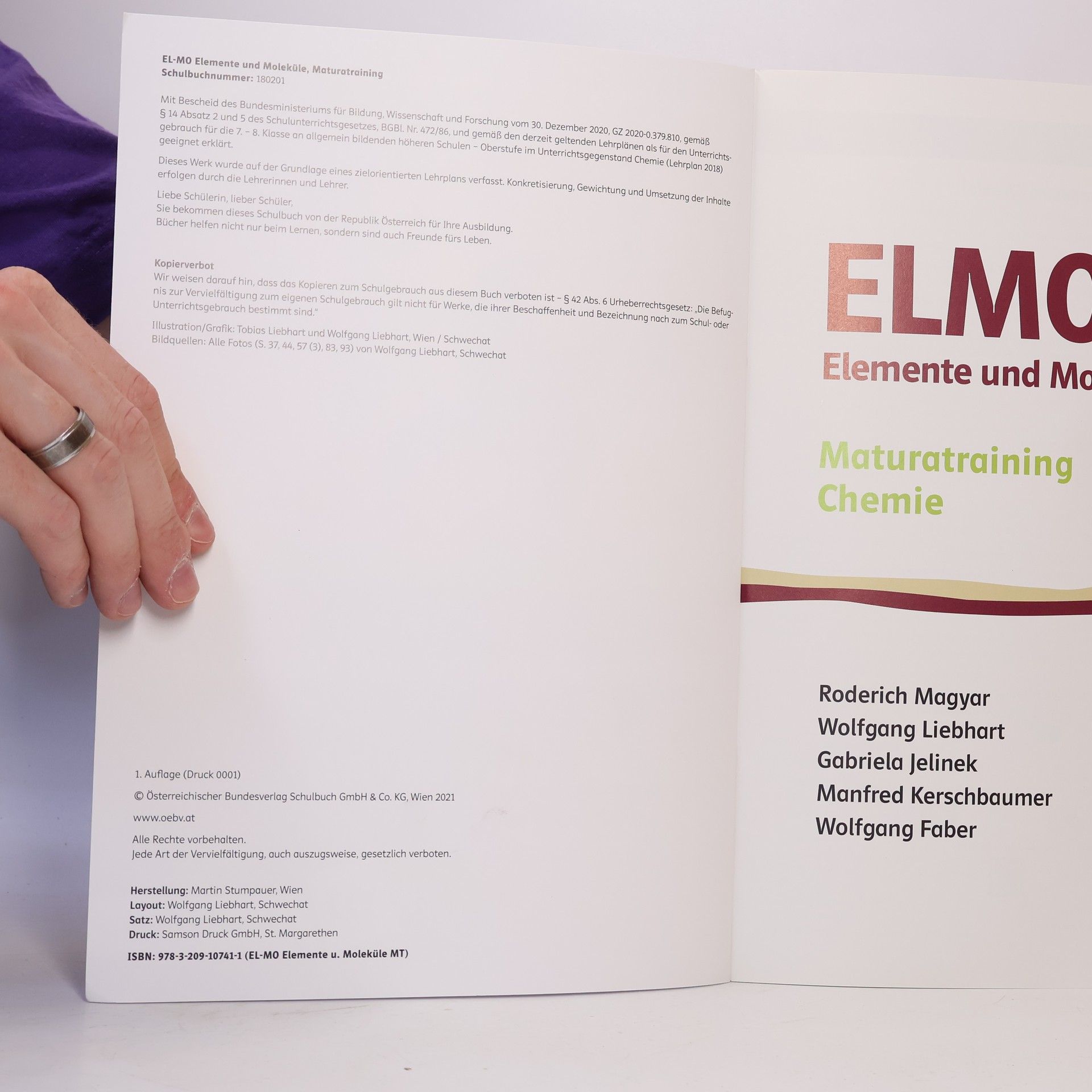 Roderich Magyar EL-MO Elemente und Moleküle Maturatraining