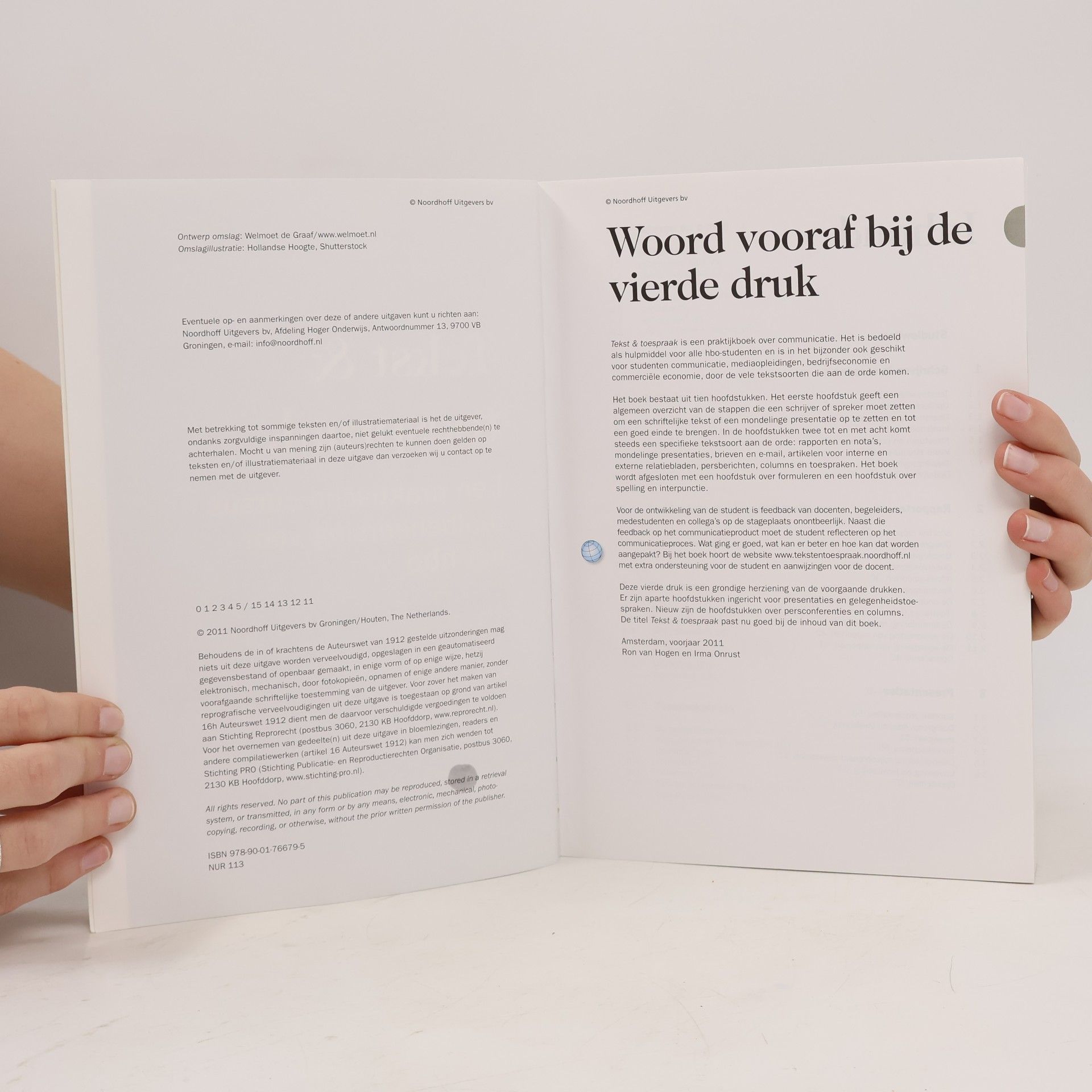 Ron van Hogen Tekst & toespraak: een praktische cursus taalbeheersing voor het hbo - Vierde druk